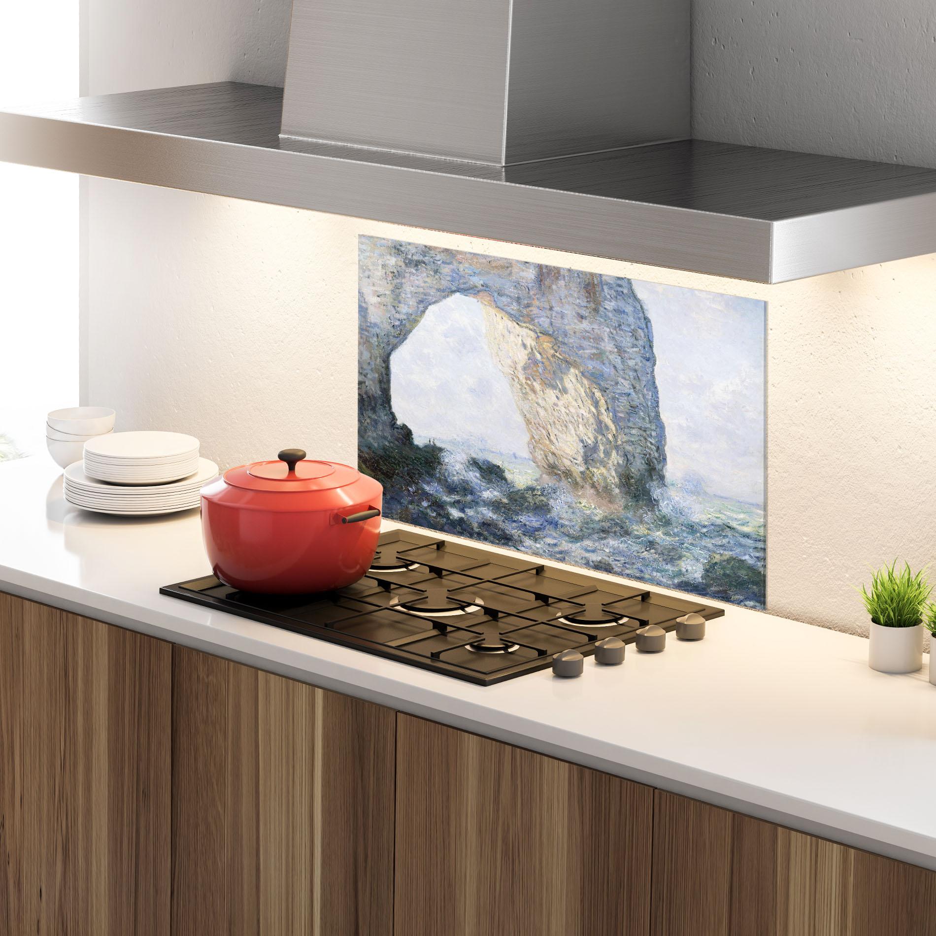 Küchenrückwand Glas The Manneporte mockup 4