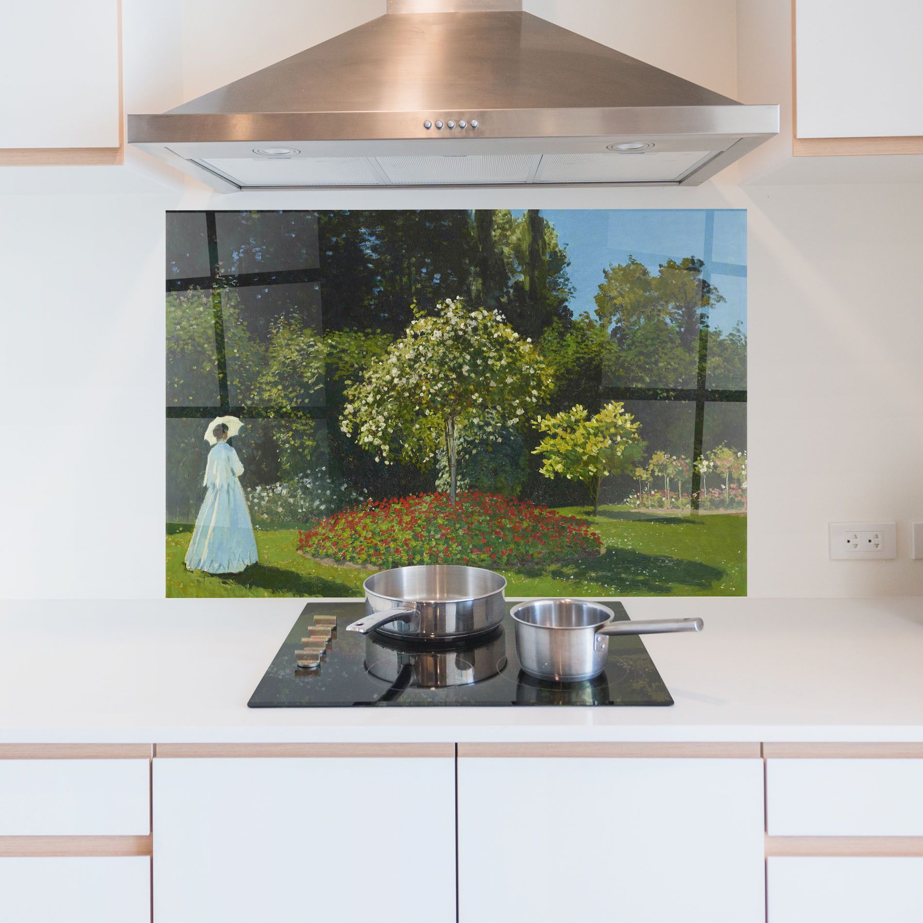 Lady In The Garden mockup 5