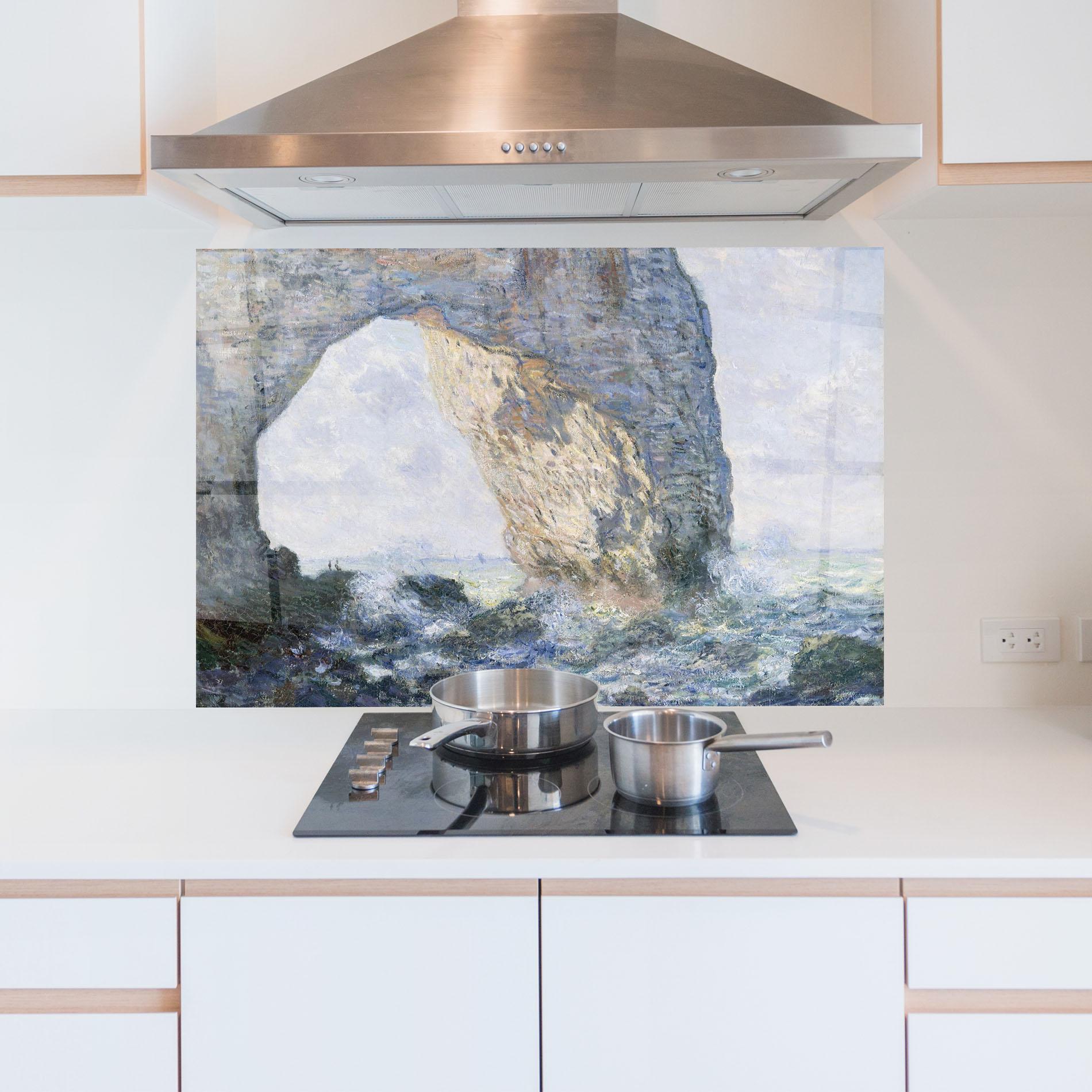 Küchenrückwand Glas The Manneporte mockup 5