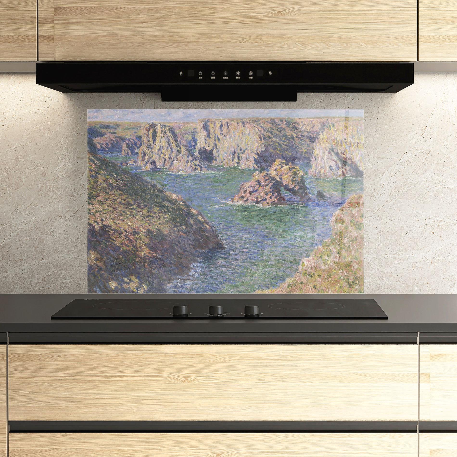 Küchenrückwand Glas Belle Isle mockup 3