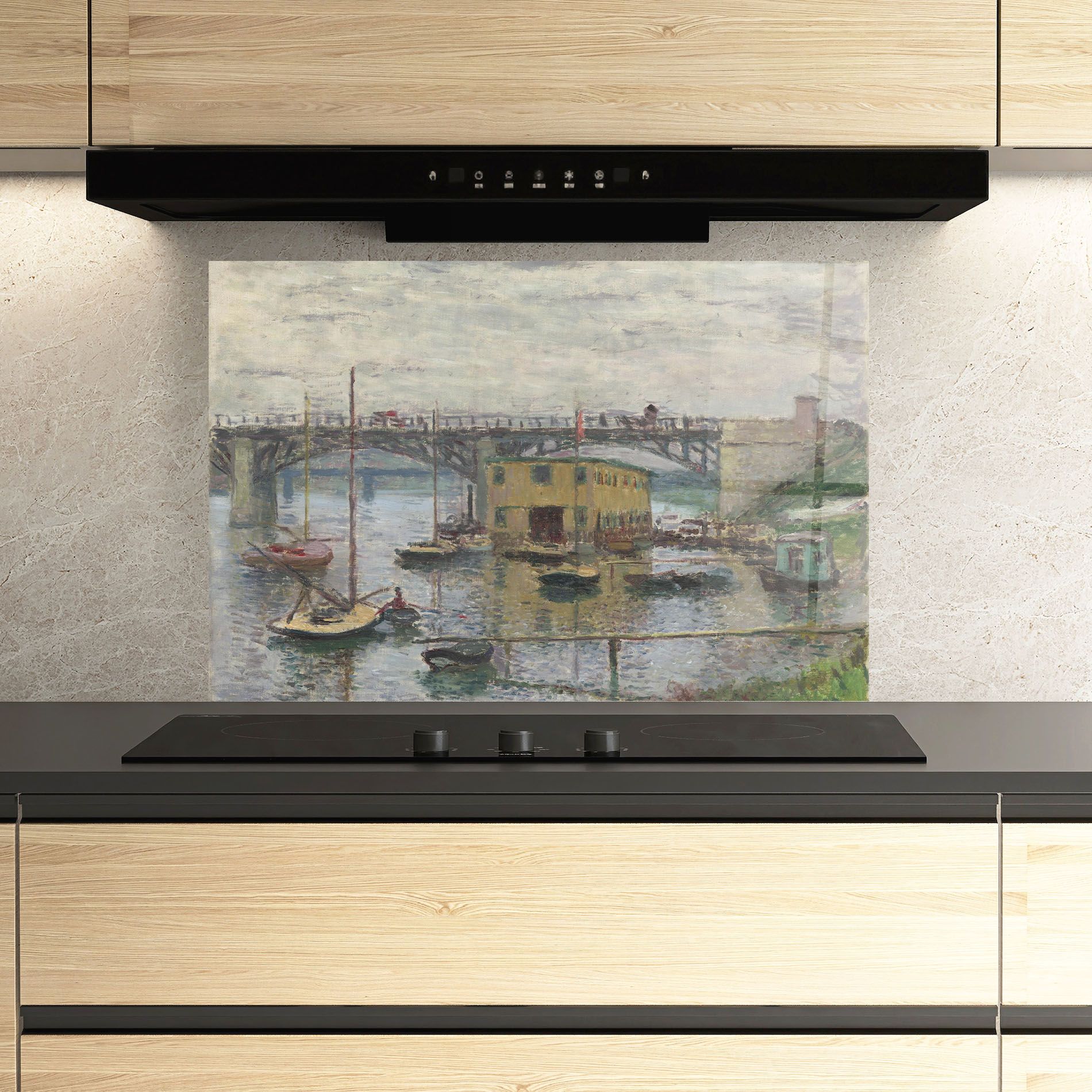 Bridge At Argenteuil Monet mockup 3