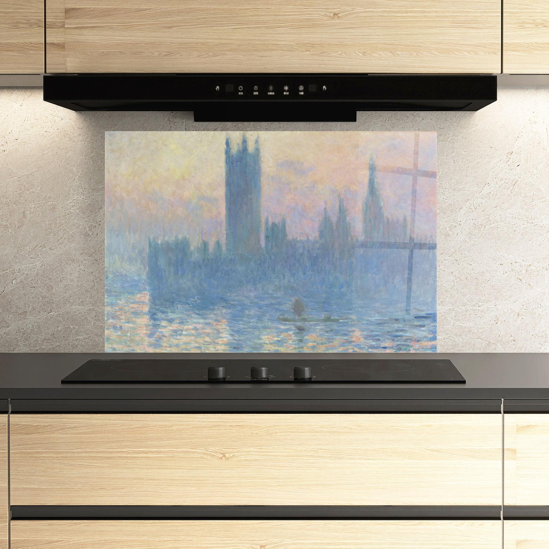 Küchenrückwand Glas Houses Of Parliament mockup 3