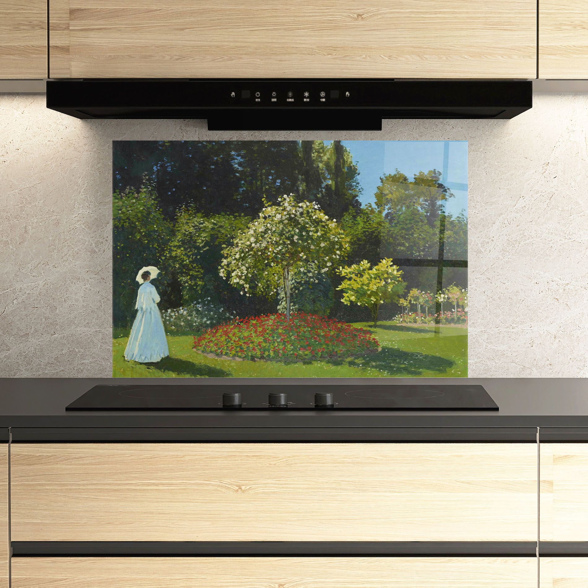 Lady In The Garden mockup 3