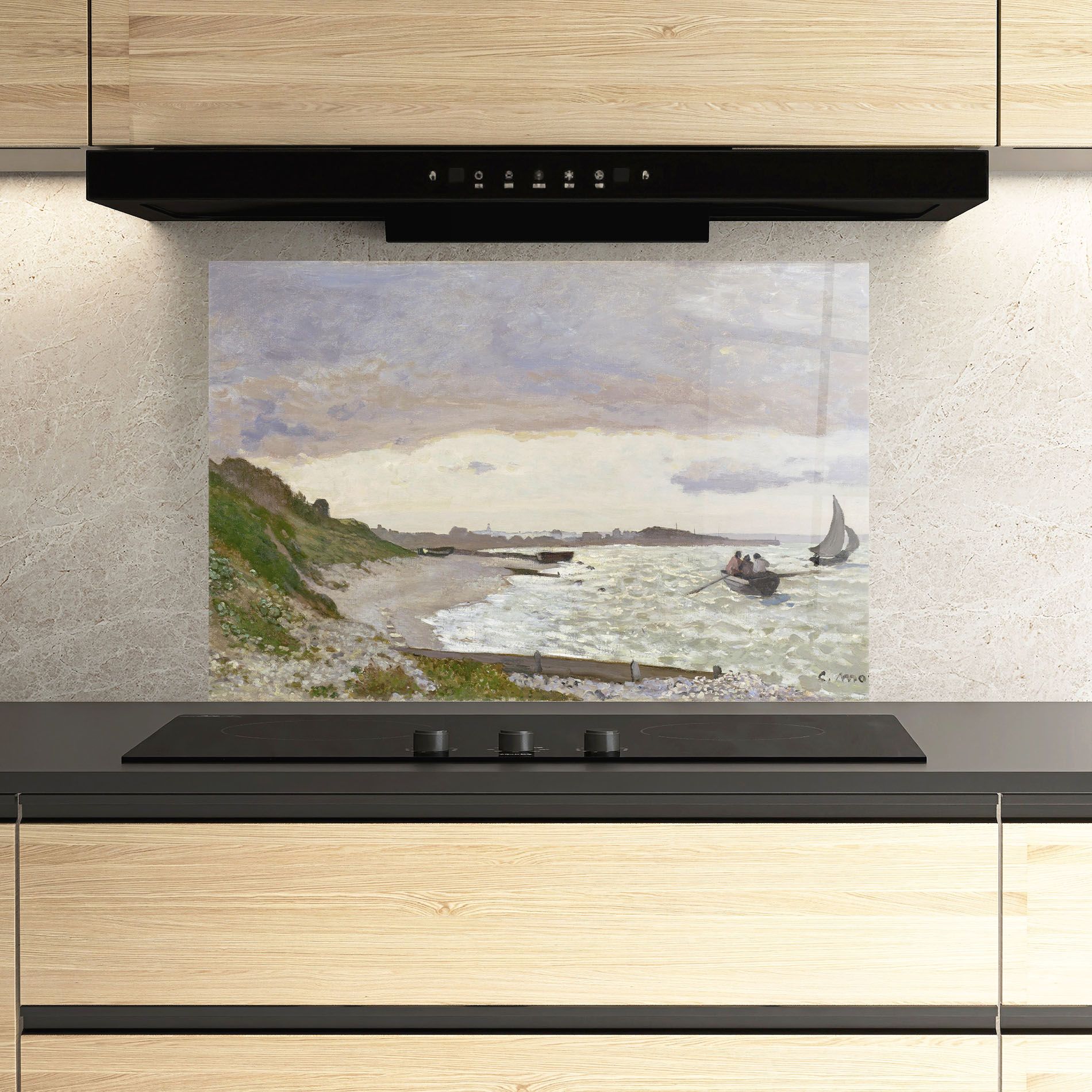 Seashore At Sainte Adresse mockup 3