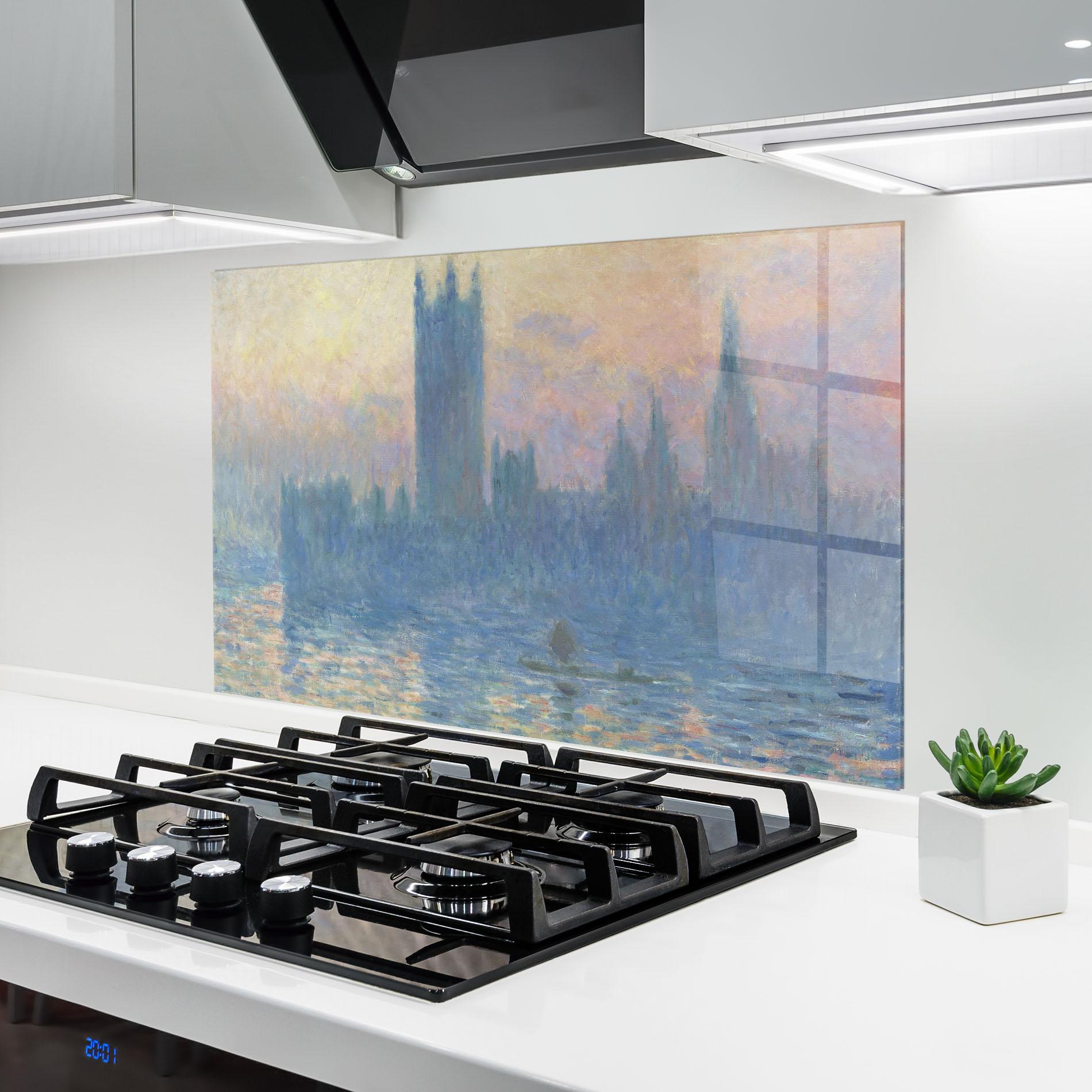 Küchenrückwand Glas Houses Of Parliament mockup 6