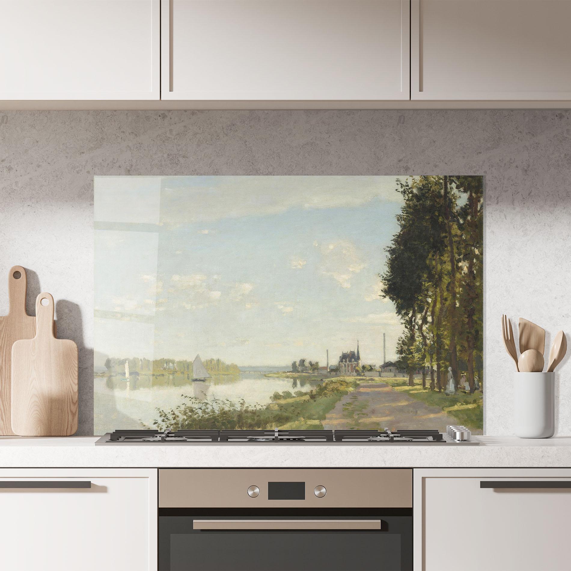 Küchenrückwand Glas Argenteuil mockup 7