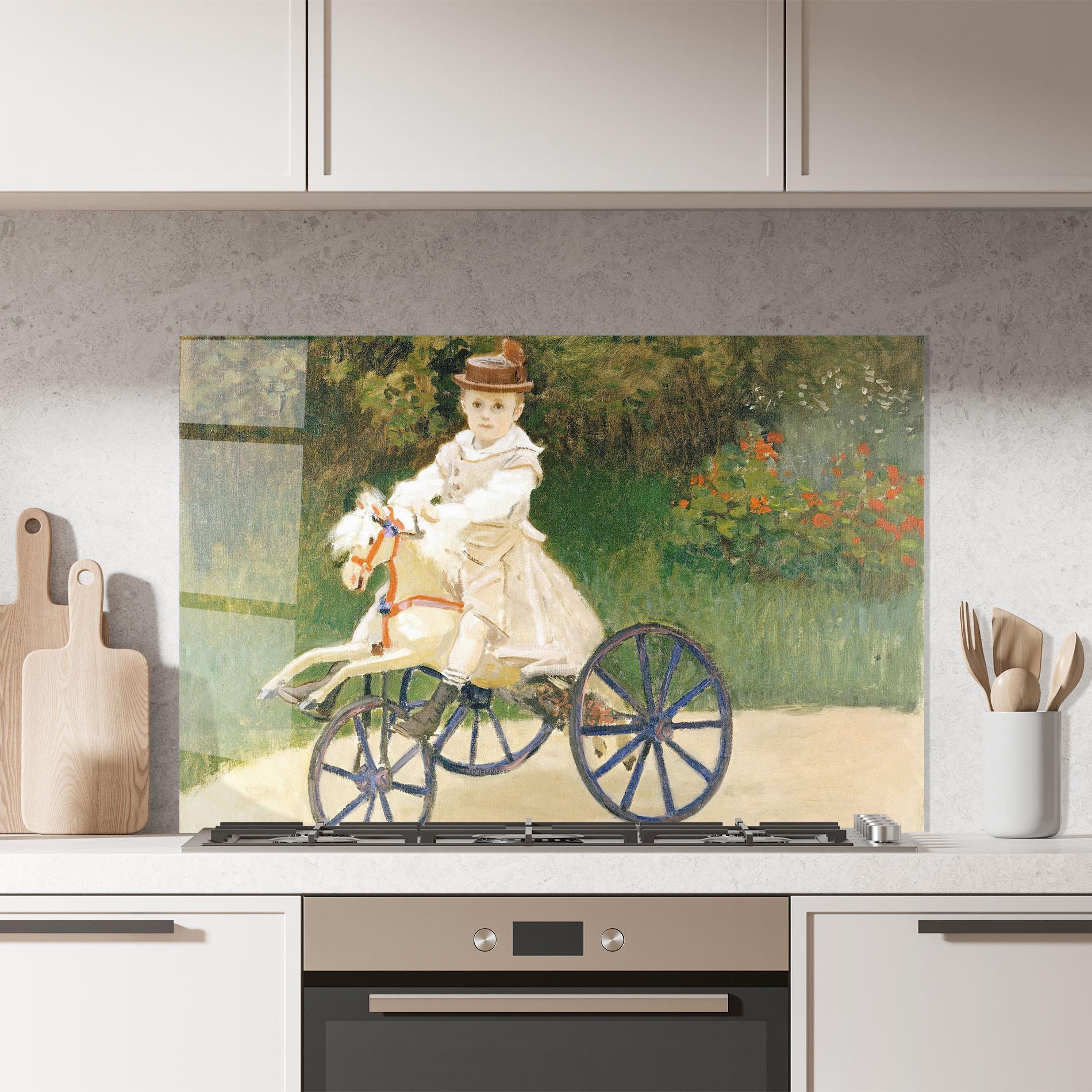 Küchenrückwand Glas Hobby Horse mockup 7