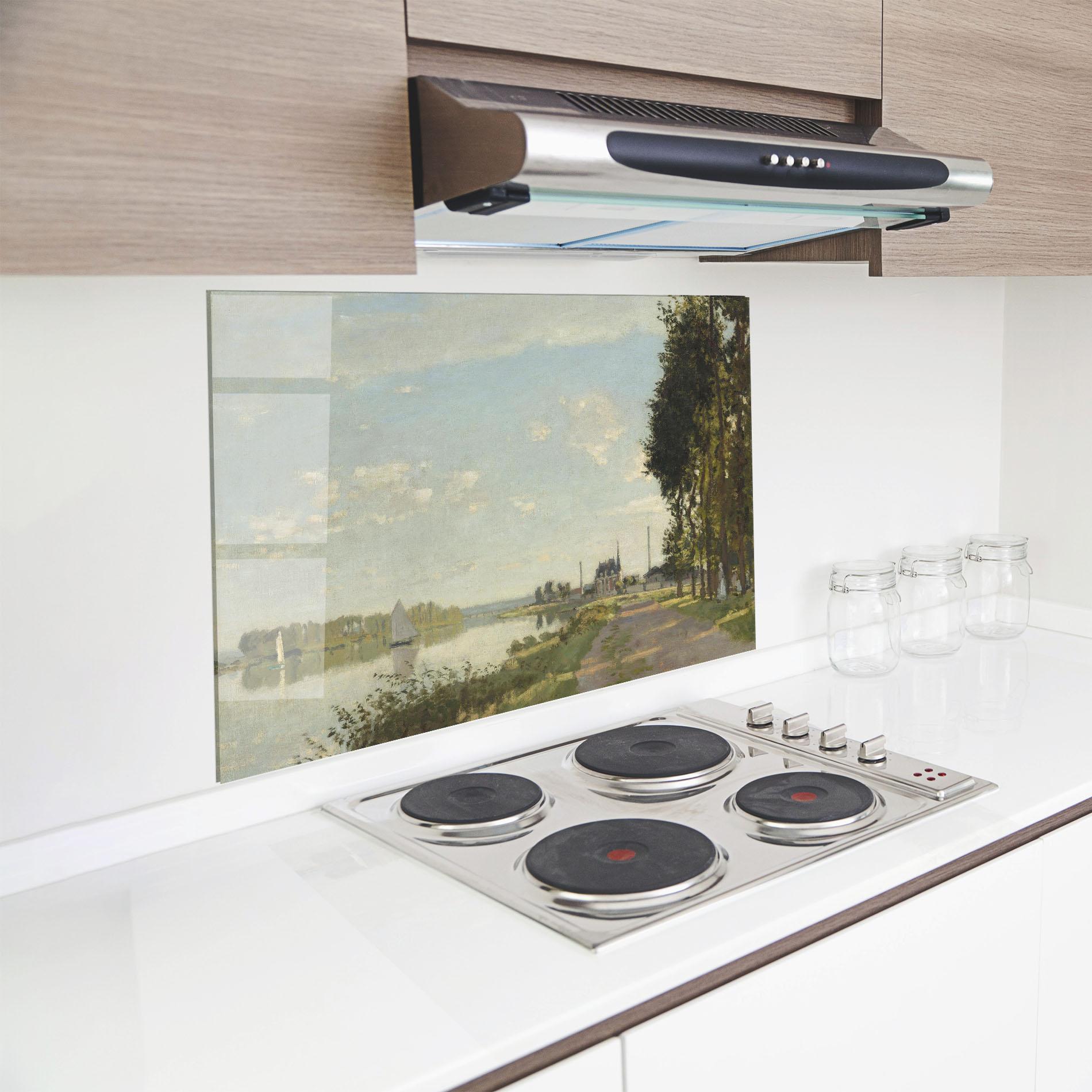 Küchenrückwand Glas Argenteuil mockup 8