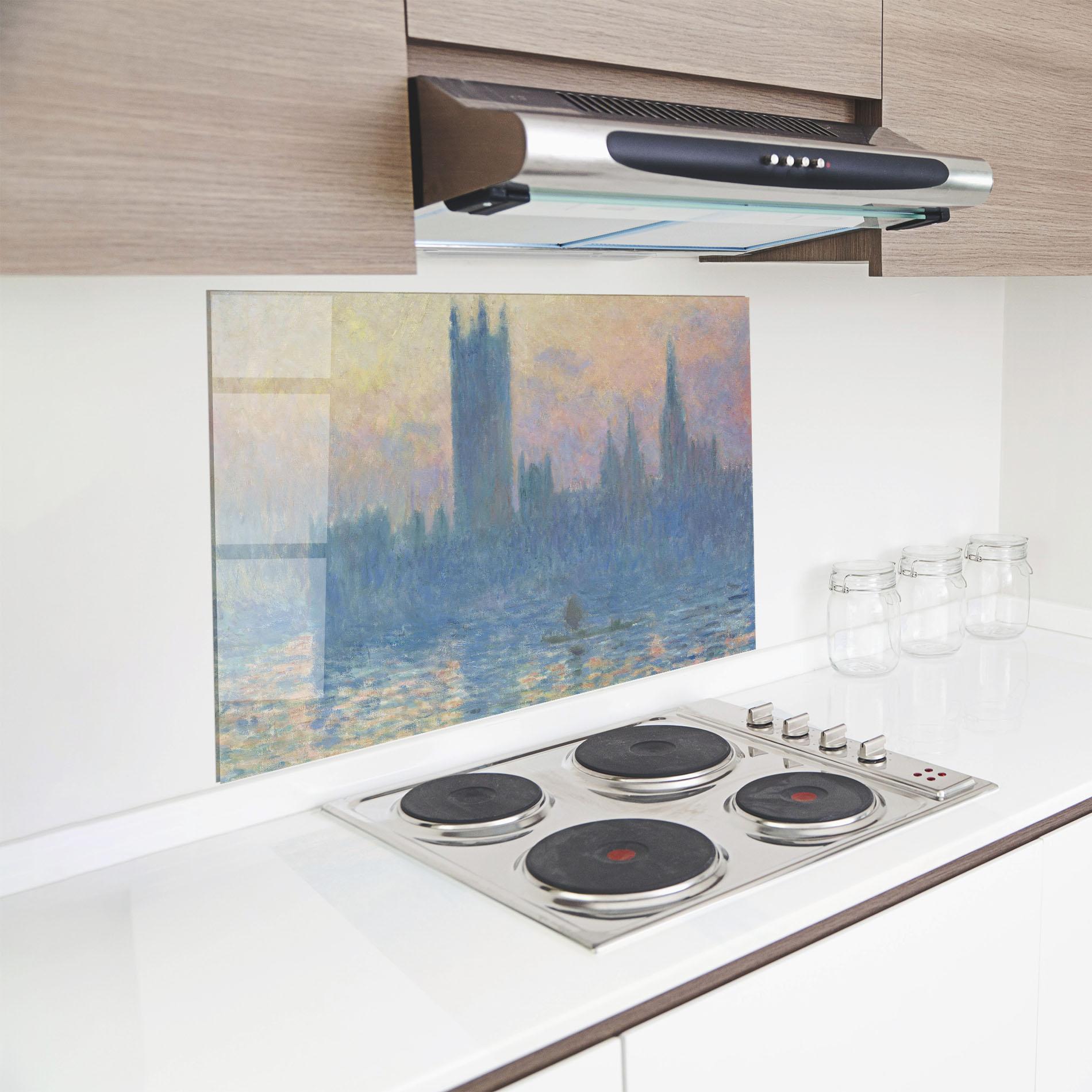 Küchenrückwand Glas Houses Of Parliament mockup 8