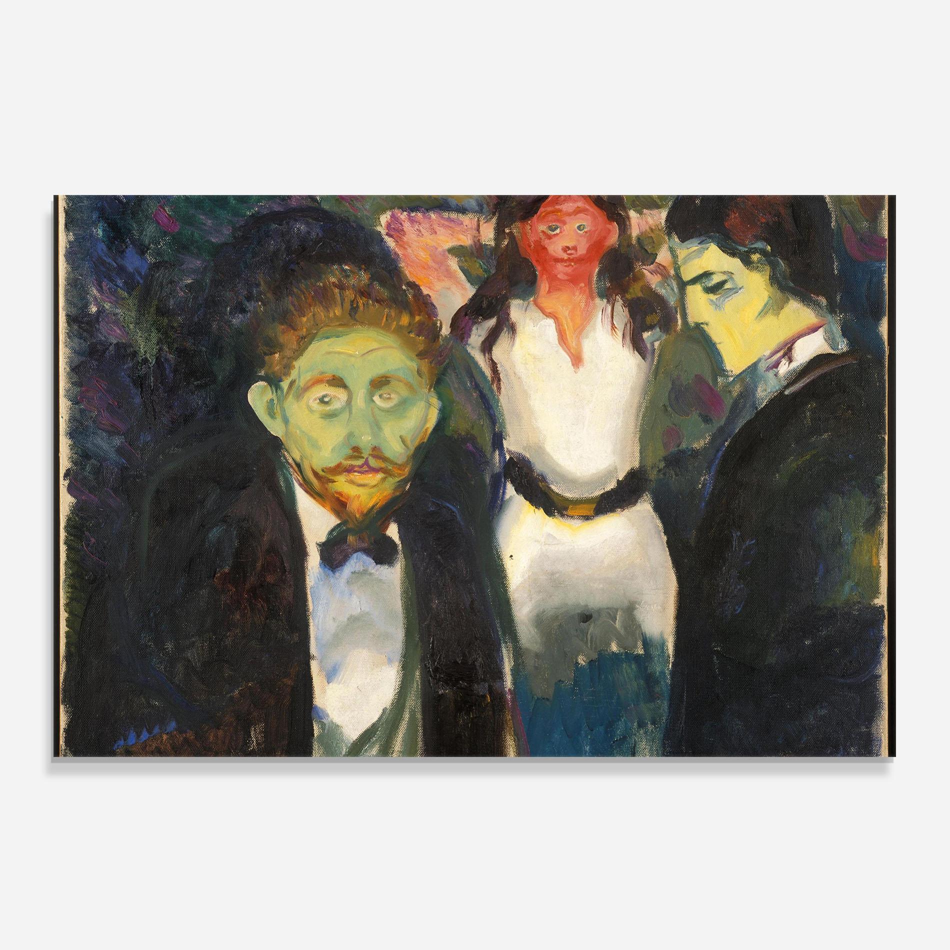 Küchenrückwand Glas Jealousy mockup 0