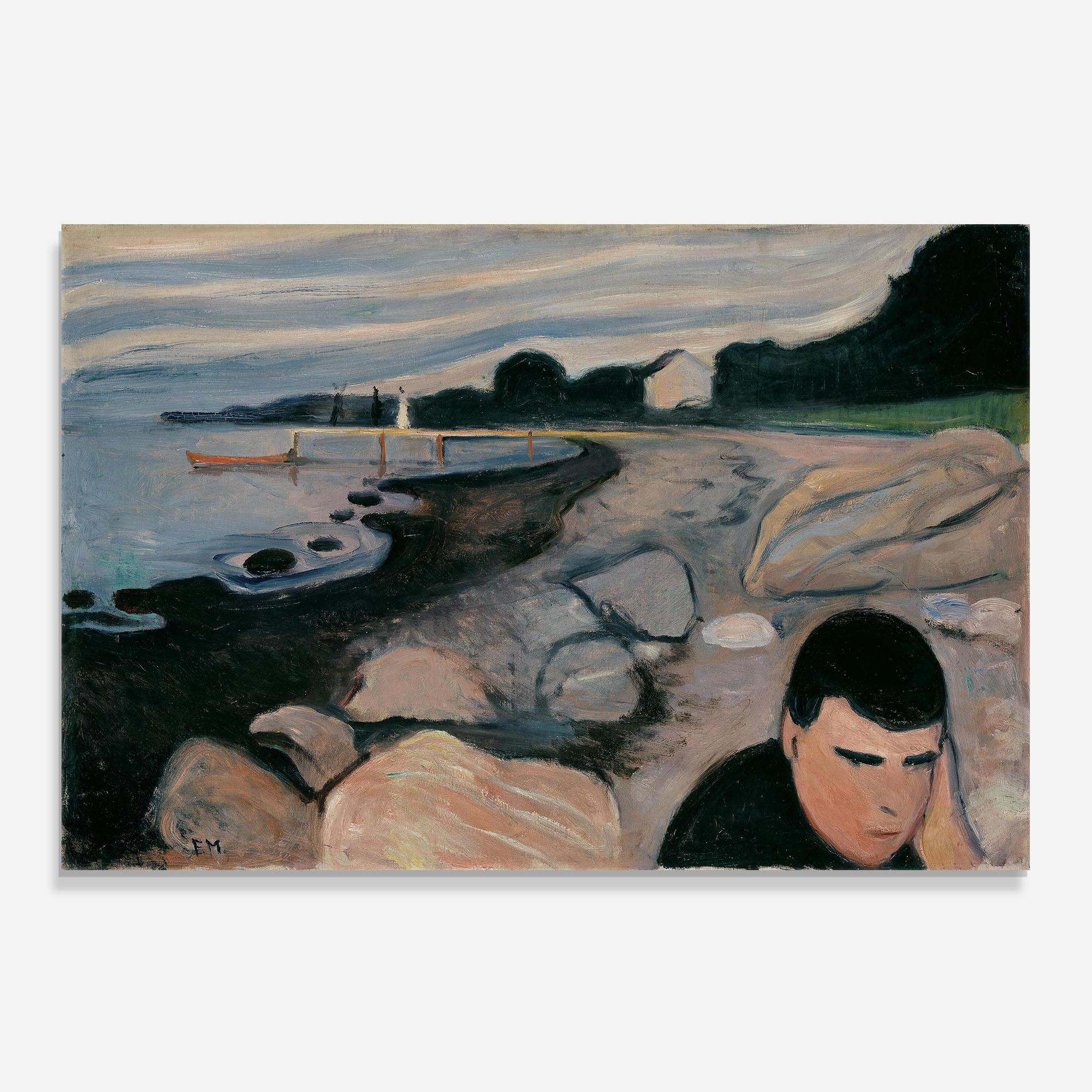 Küchenrückwand Glas Melankoli mockup 0