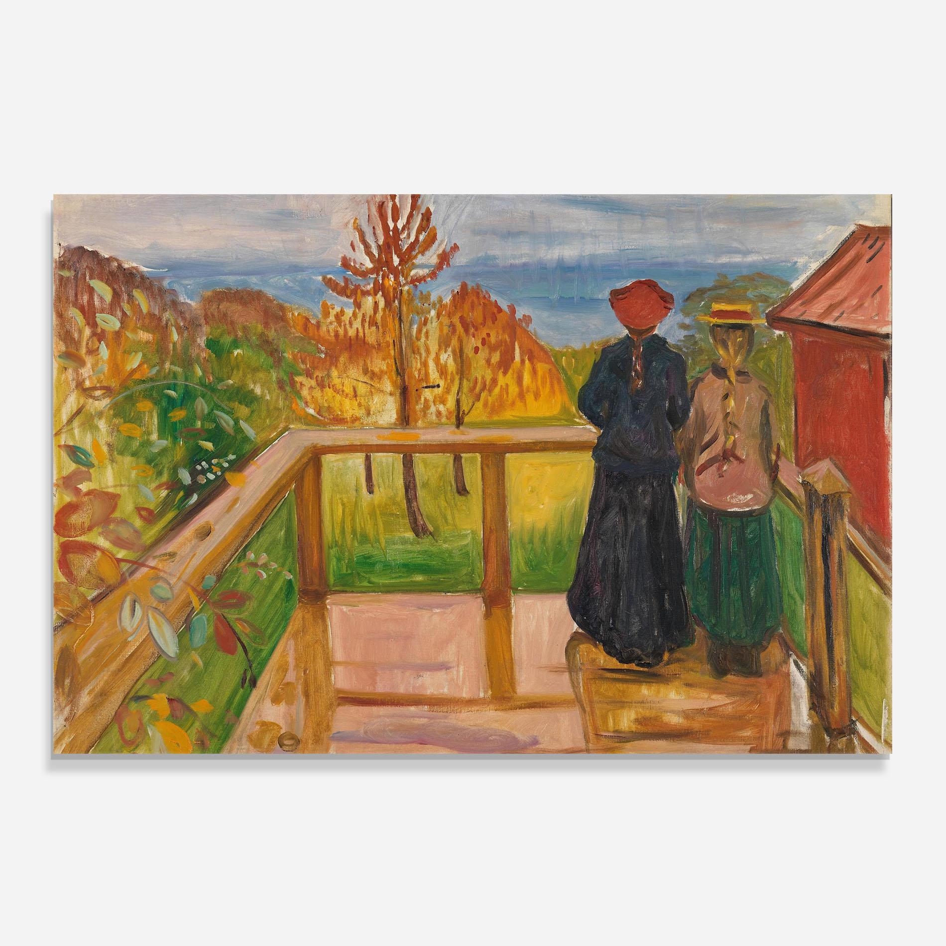 Küchenrückwand Glas On The Veranda mockup 0