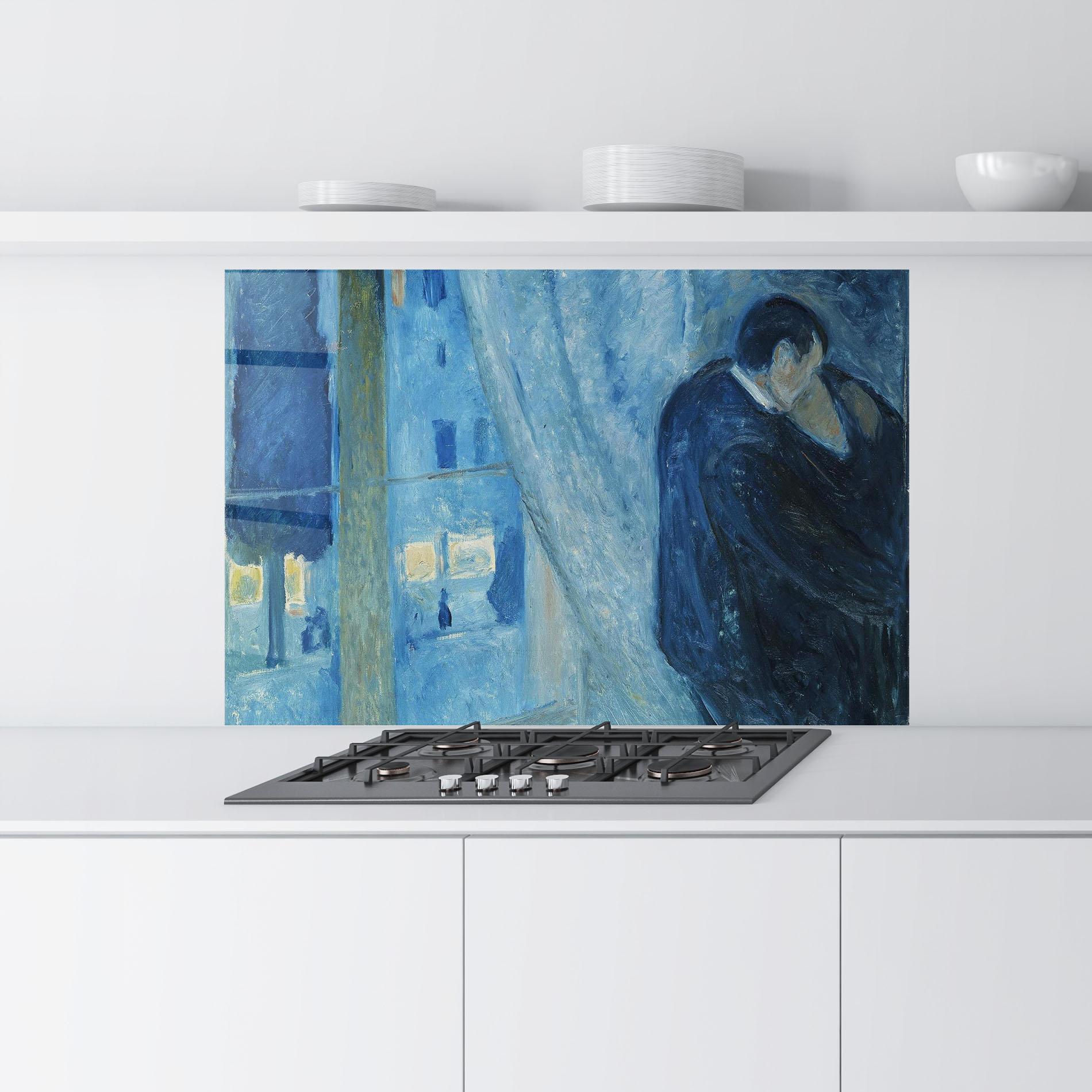 Küchenrückwand Glas Kiss By The Window mockup 9