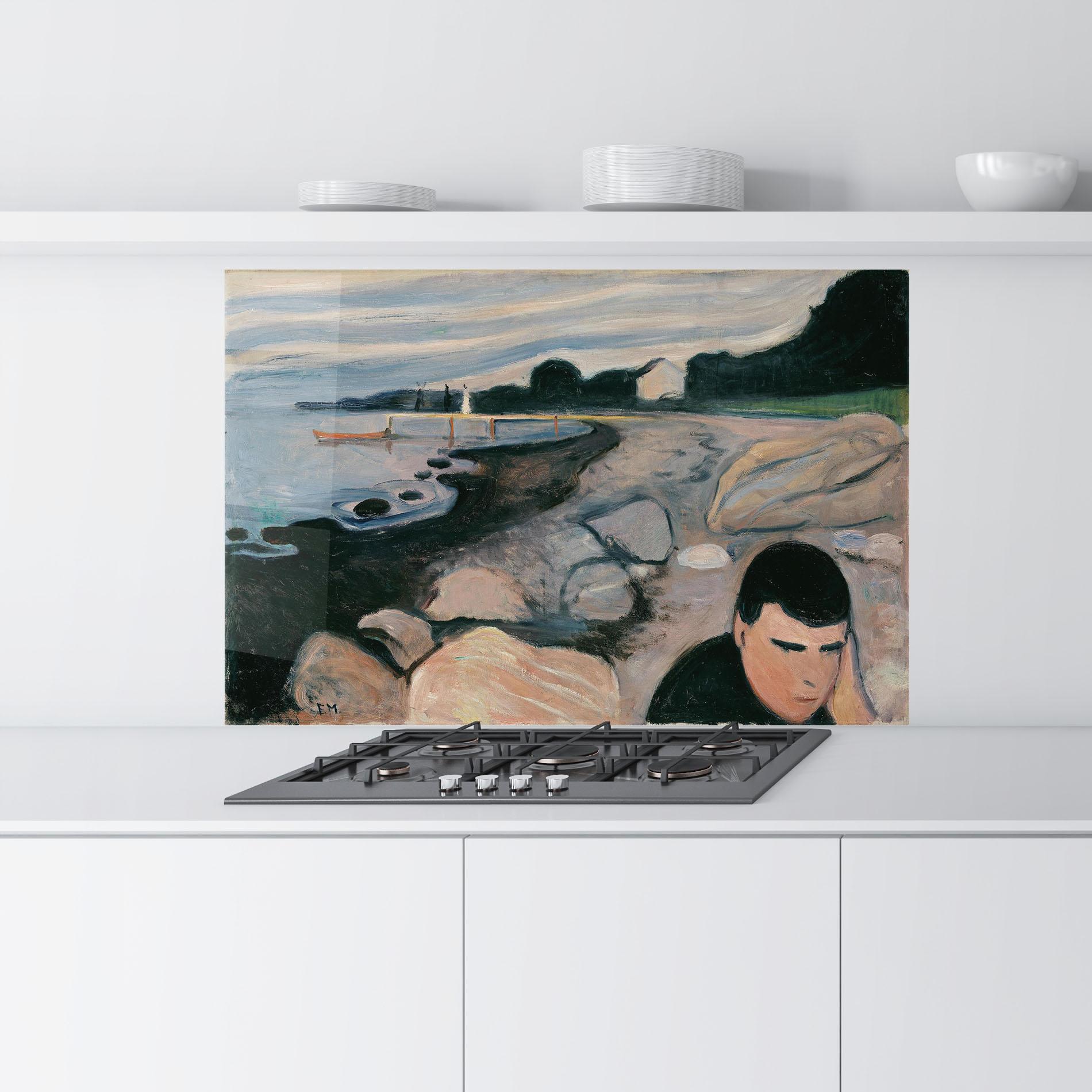 Küchenrückwand Glas Melankoli mockup 9