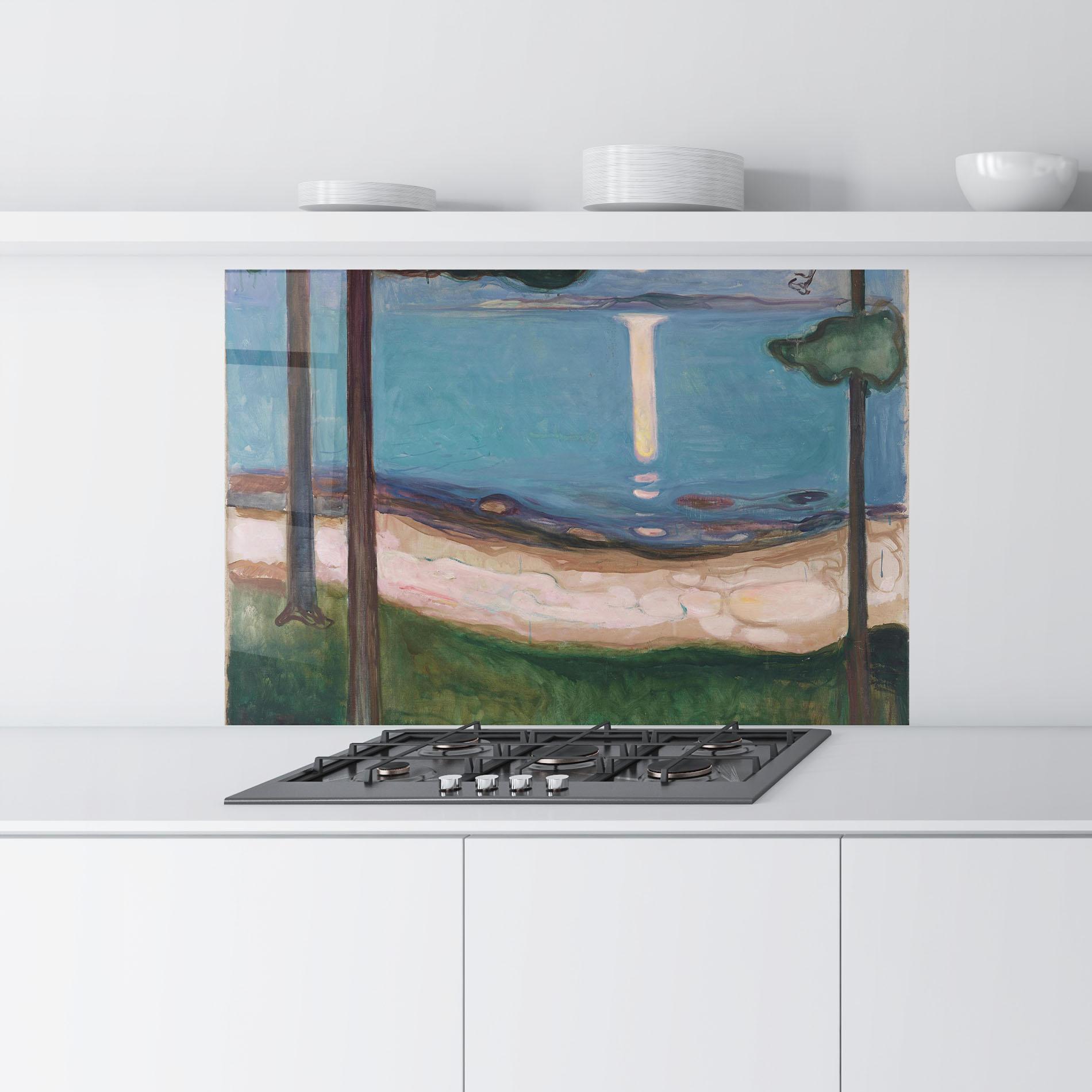 Küchenrückwand Glas Moonlight mockup 9