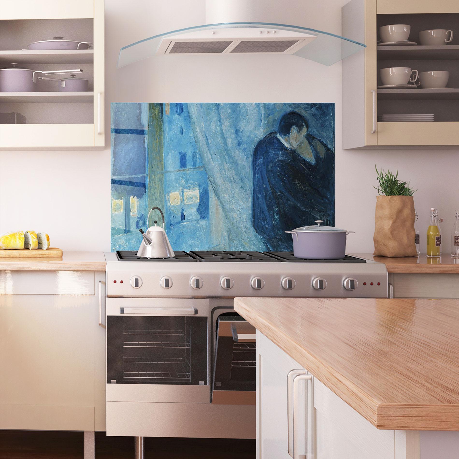 Küchenrückwand Glas Kiss By The Window mockup 1