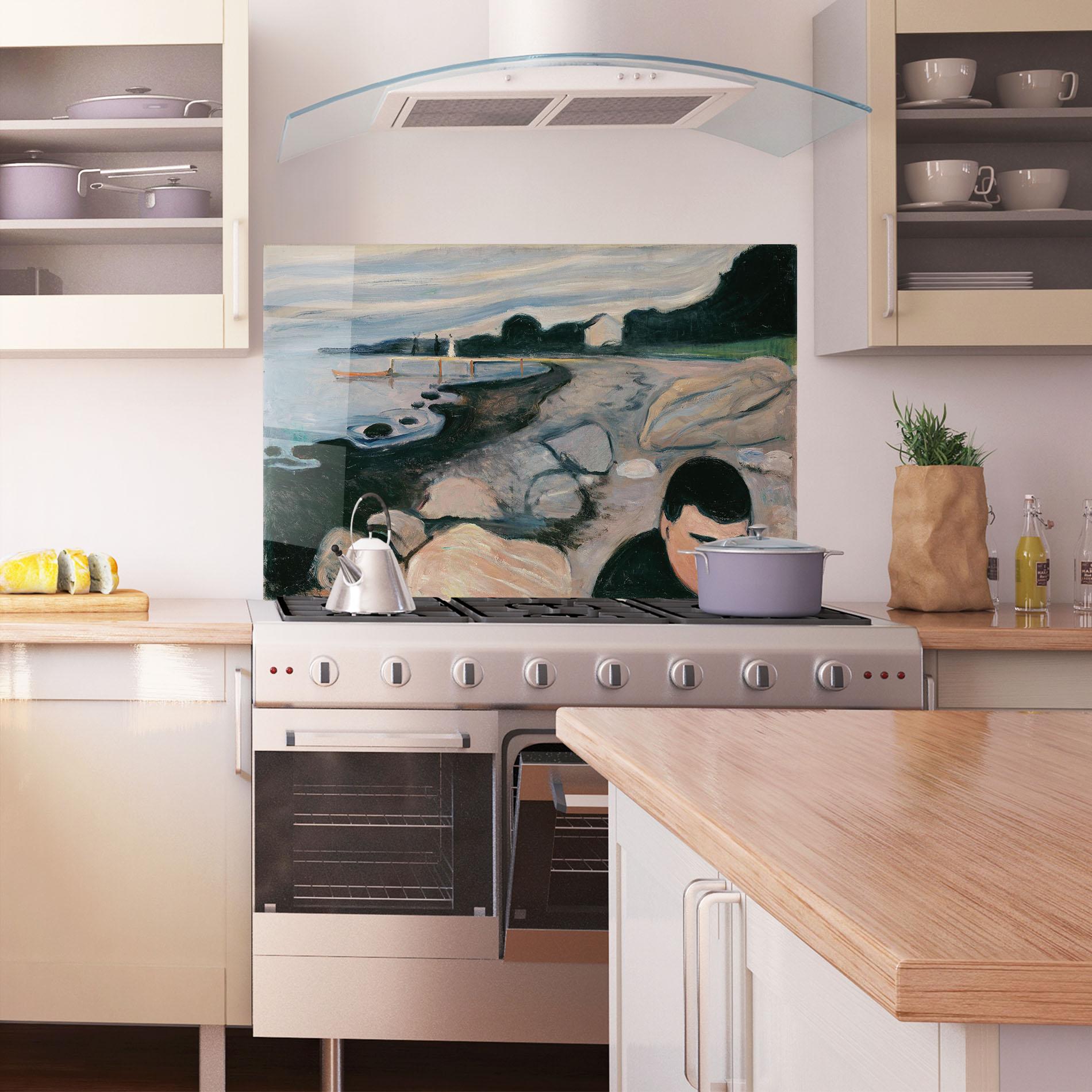 Küchenrückwand Glas Melankoli mockup 1