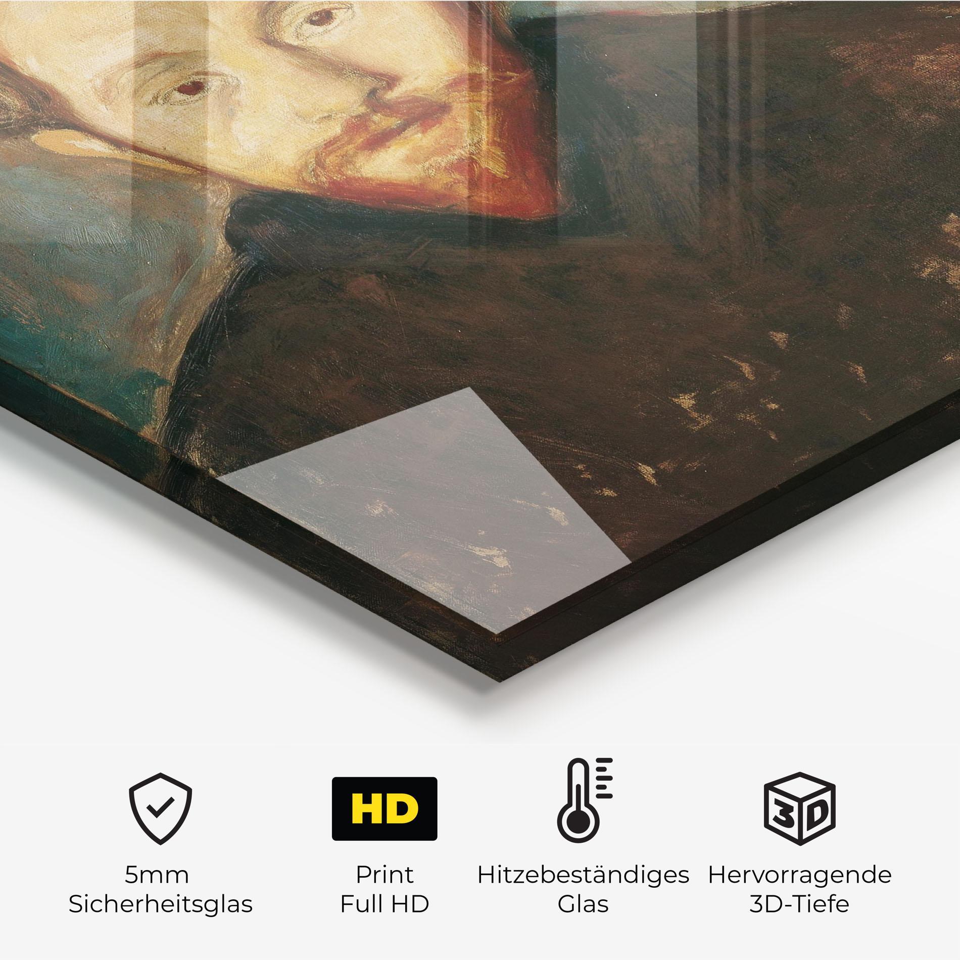 Küchenrückwand Glas Der Maler mockup 2