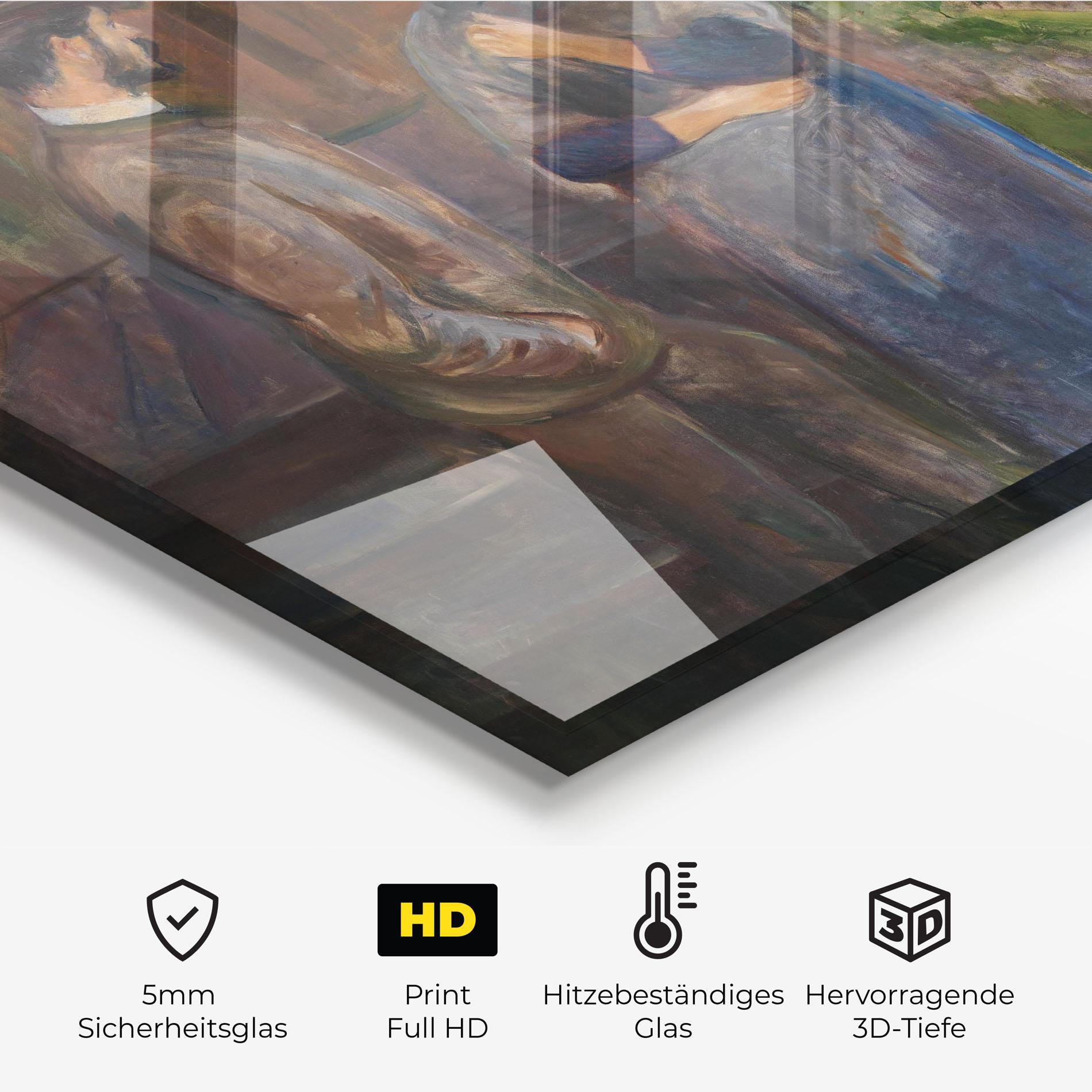 Küchenrückwand Glas Evening Passion mockup 2