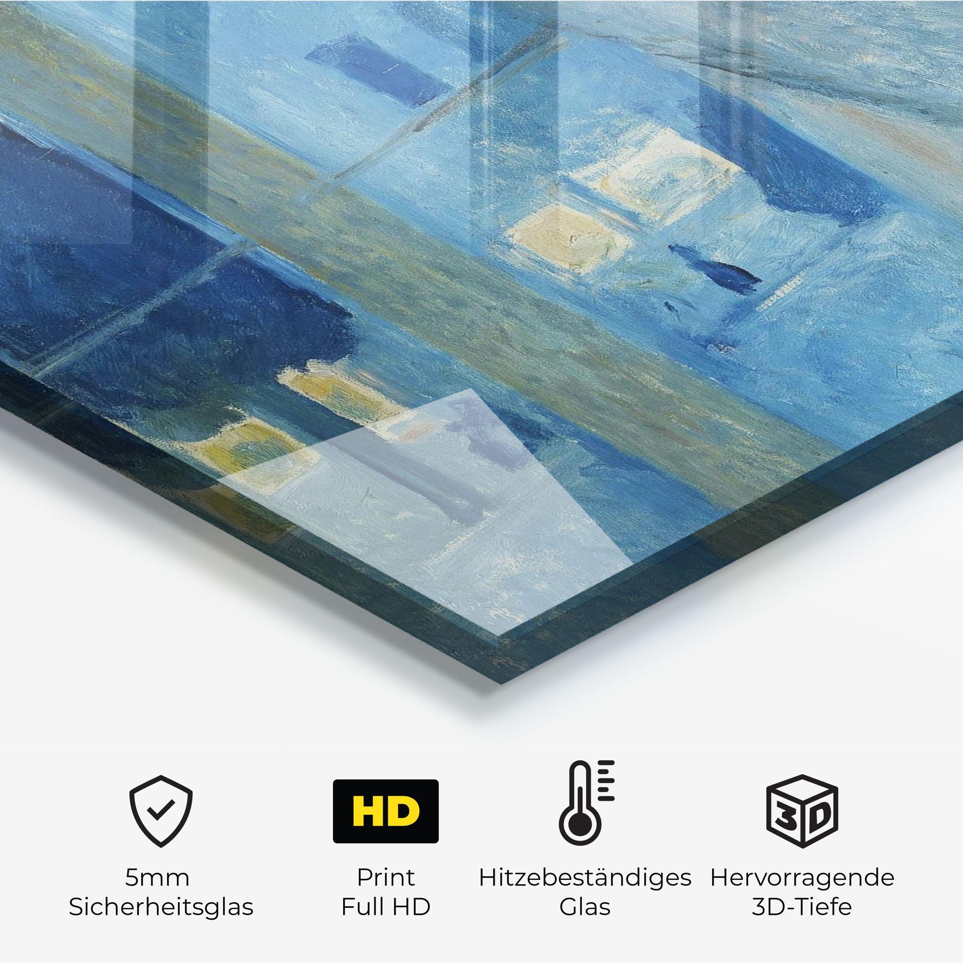 Küchenrückwand Glas Kiss By The Window mockup 2