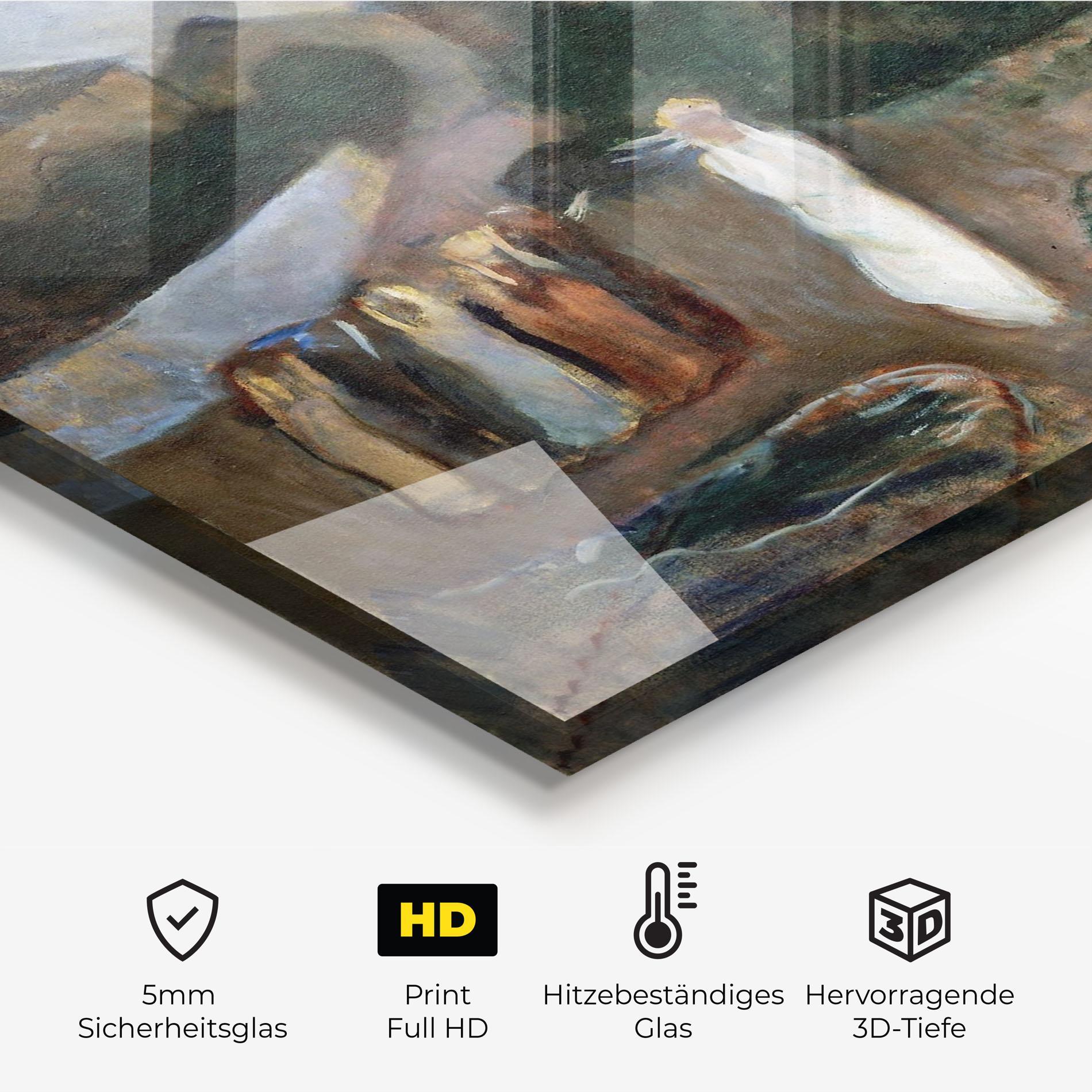 Küchenrückwand Glas The Storm mockup 2