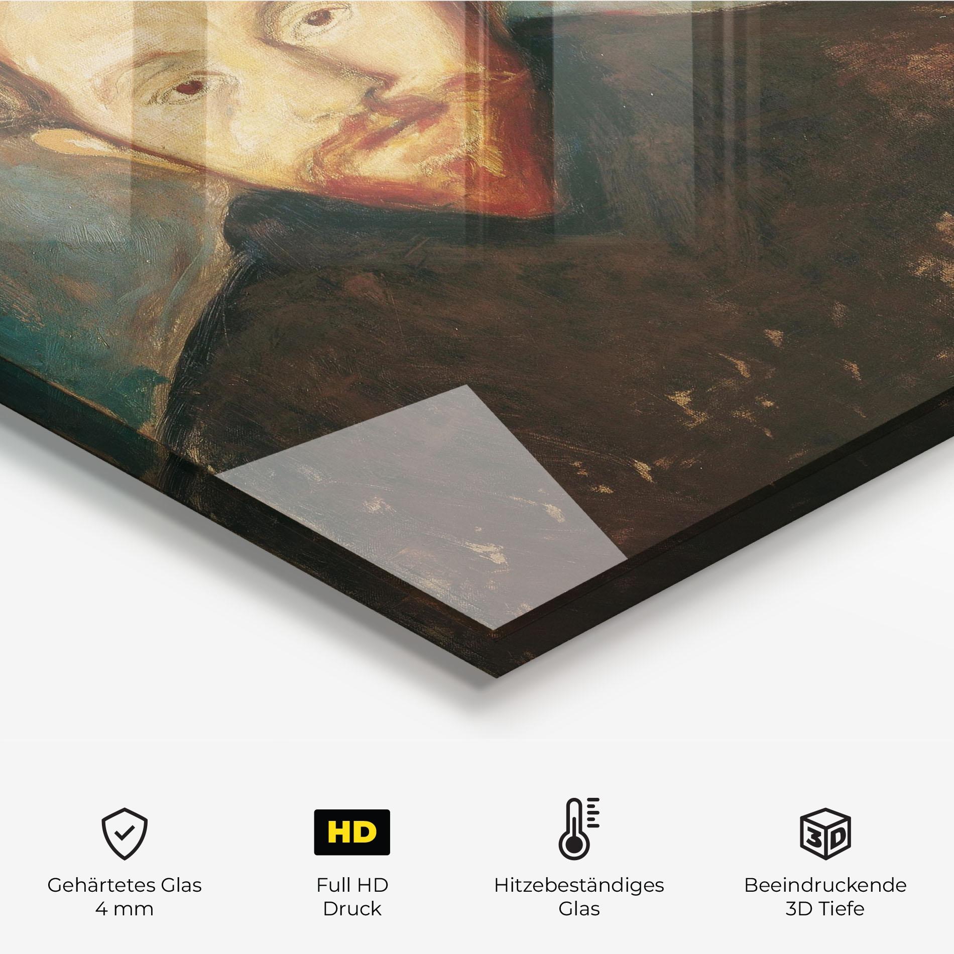 Küchenrückwand Glas Der Maler mockup 2