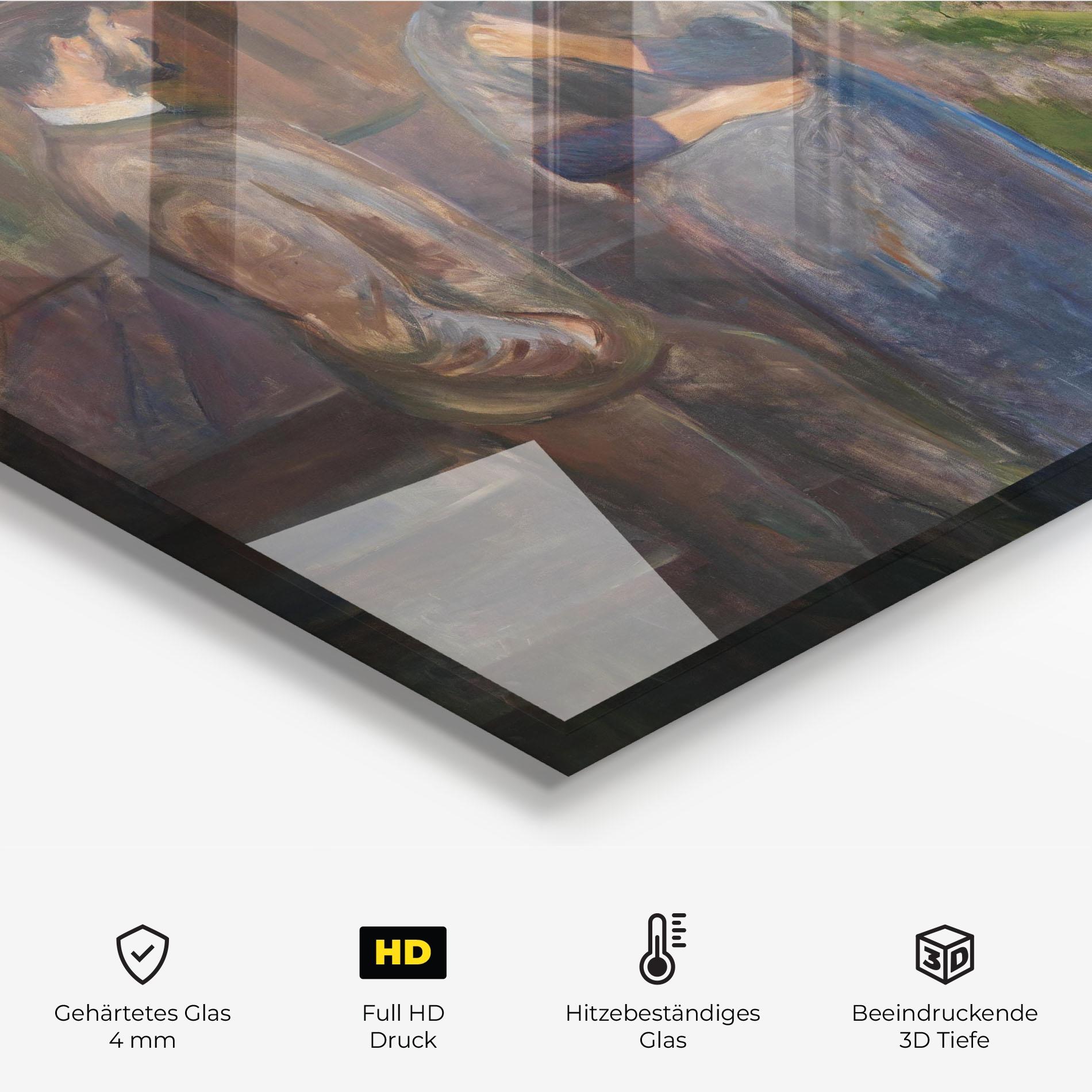 Küchenrückwand Glas Evening Passion mockup 2