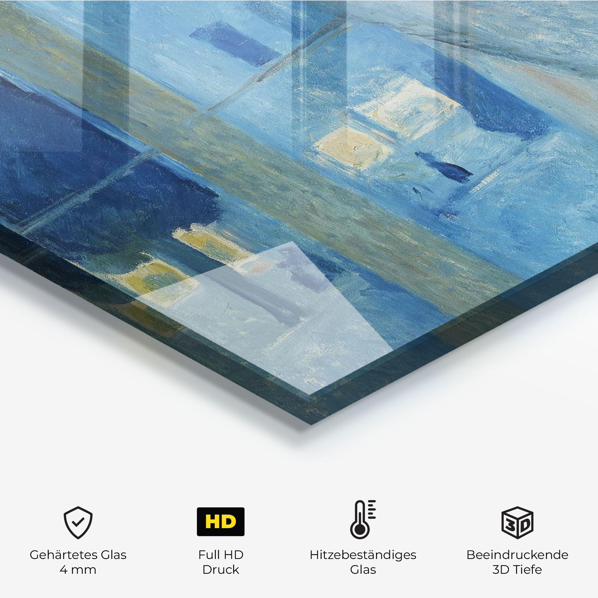 Küchenrückwand Glas Kiss By The Window mockup 2