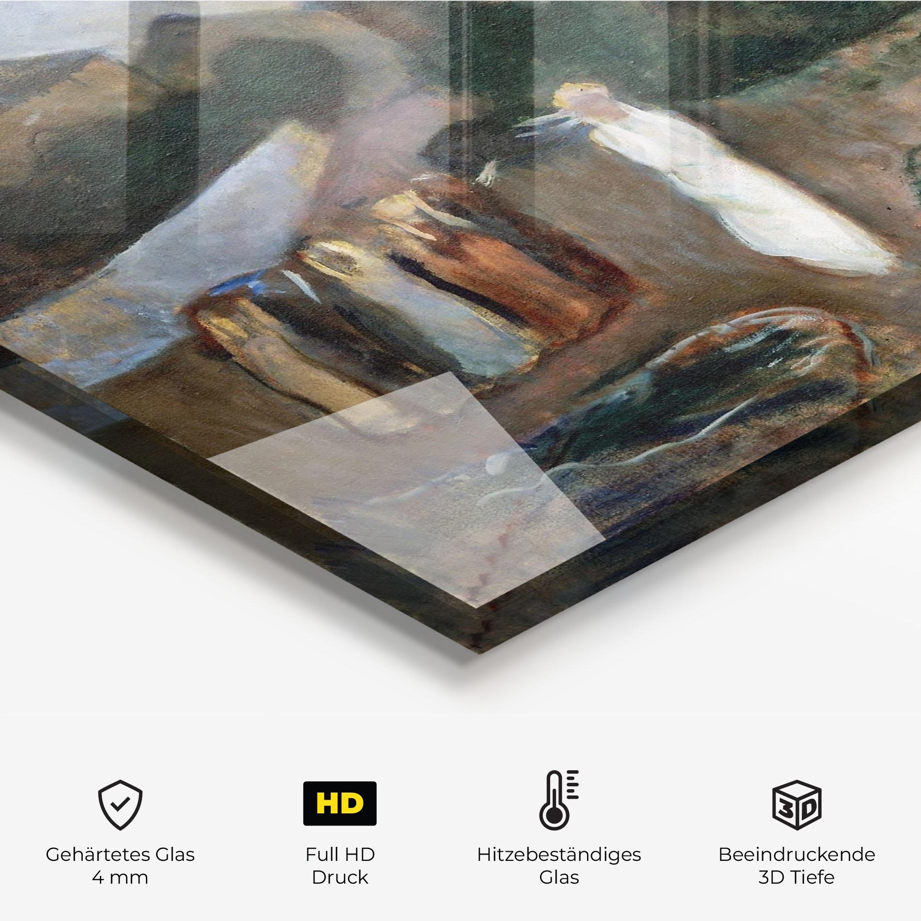 Küchenrückwand Glas The Storm mockup 2