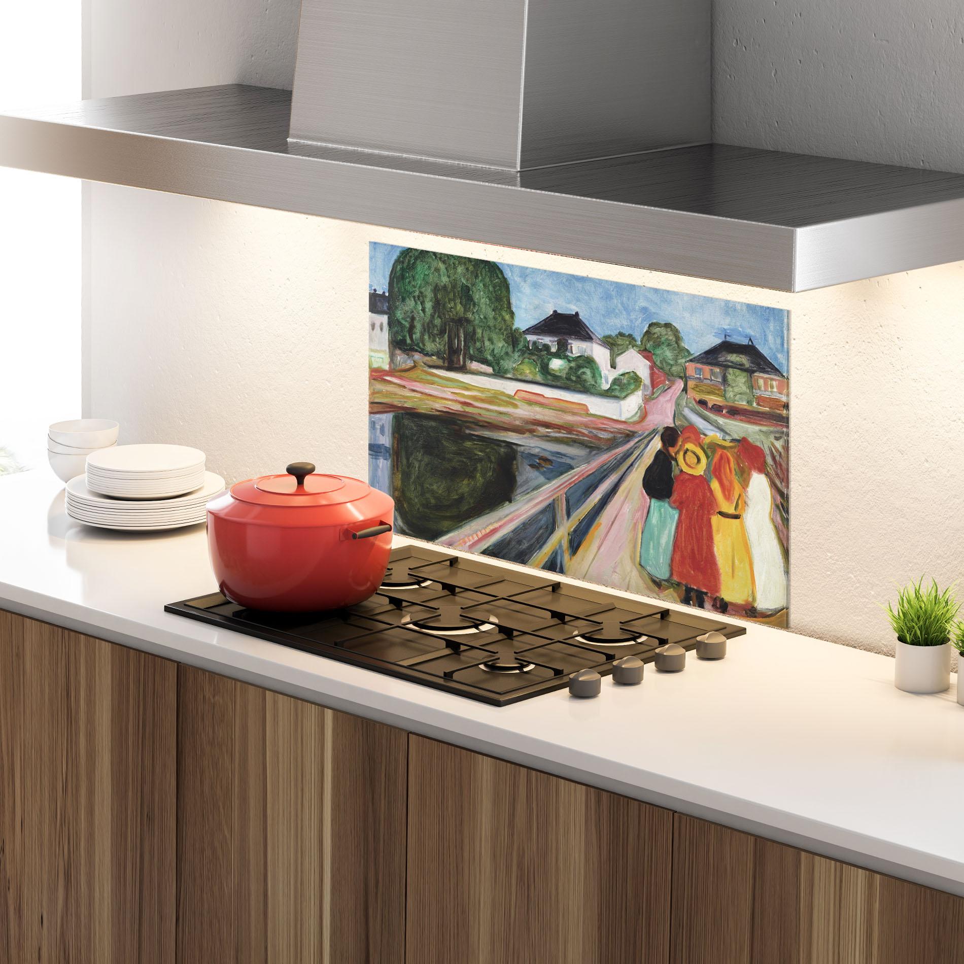 Küchenrückwand Glas Pikene Pa Broen mockup 4