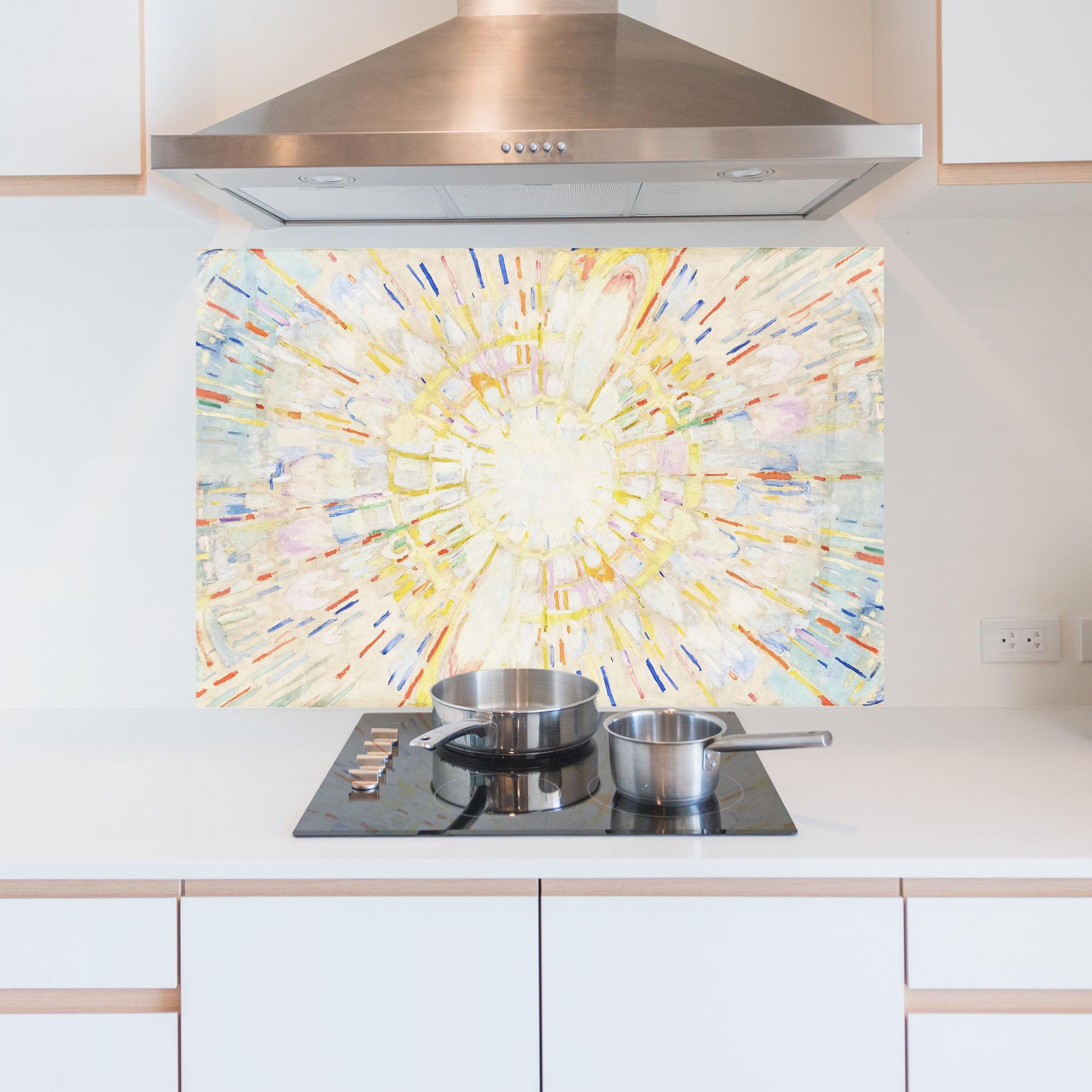 Küchenrückwand Glas Solenintro mockup 5