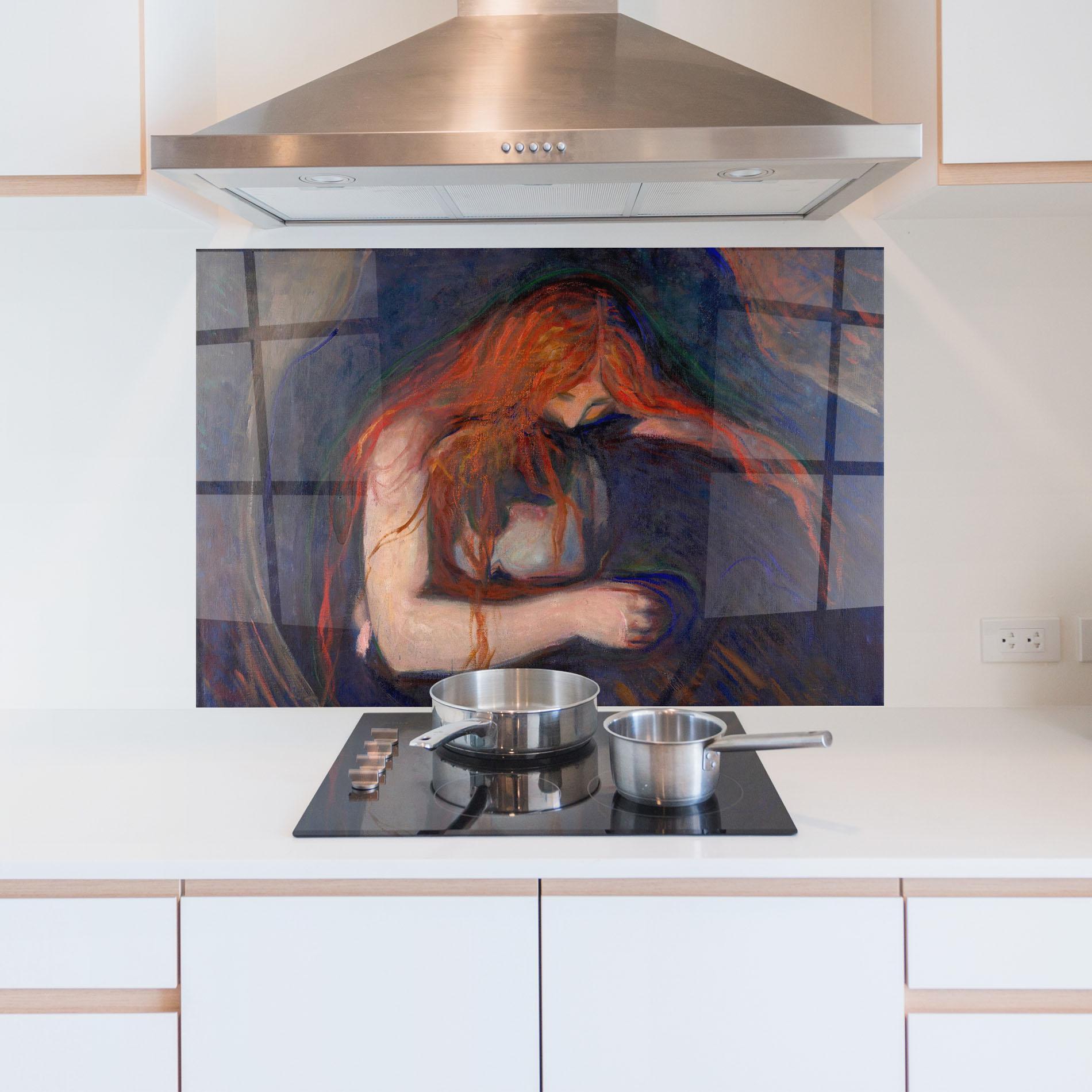 Küchenrückwand Glas Vampire mockup 5