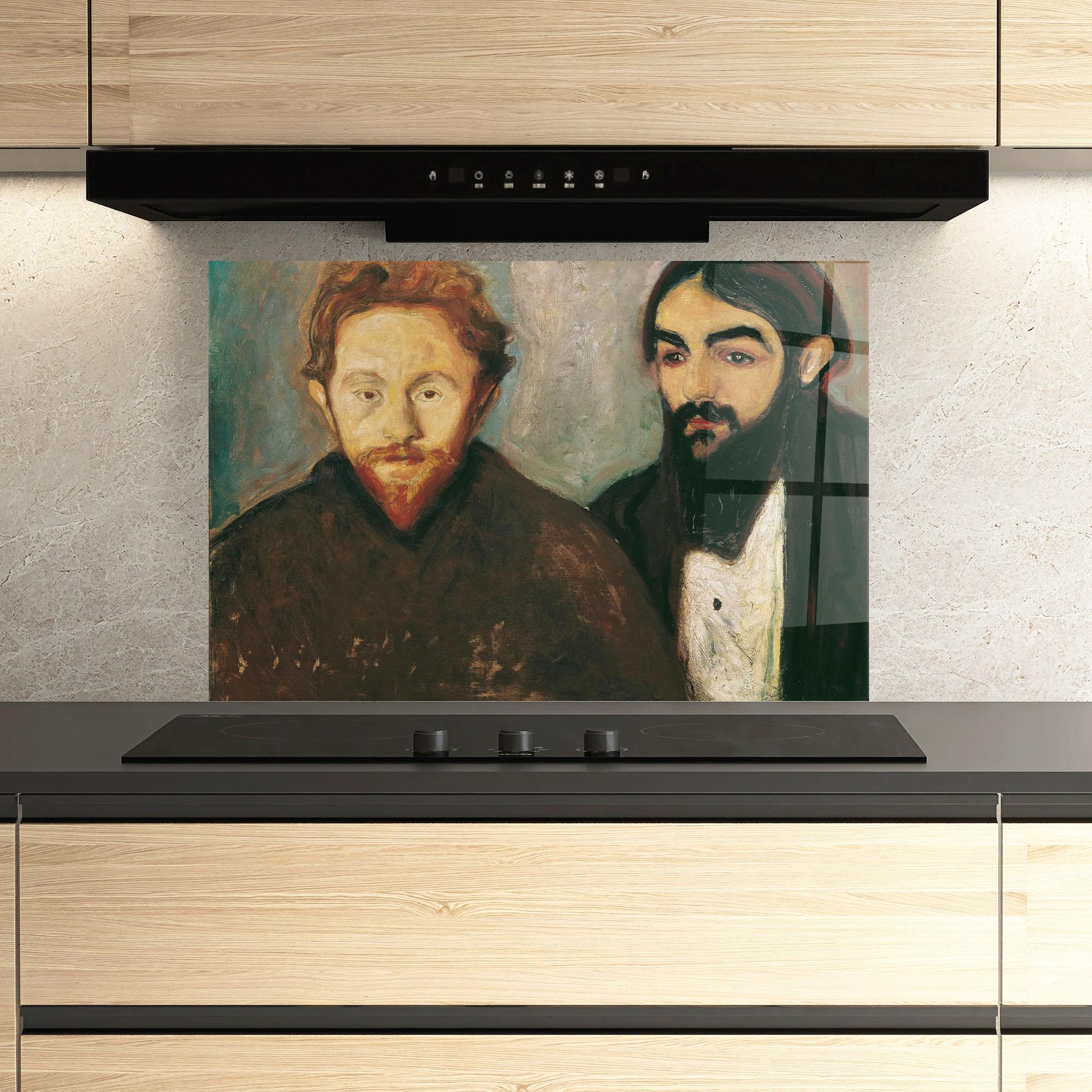 Küchenrückwand Glas Der Maler mockup 3