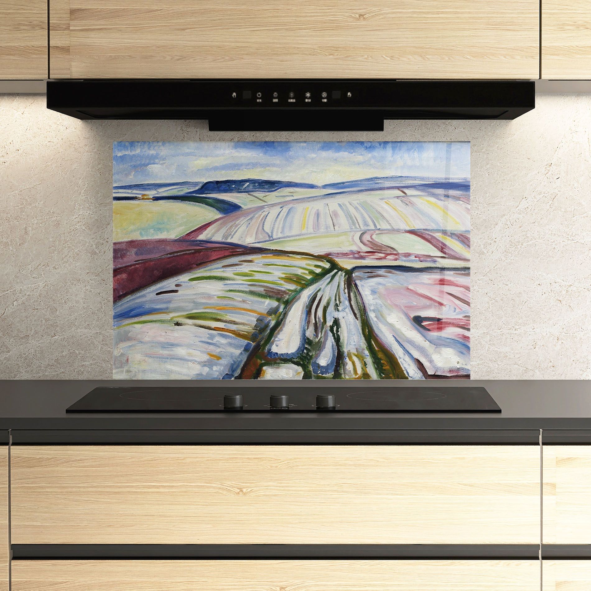 Field In Snow mockup 3