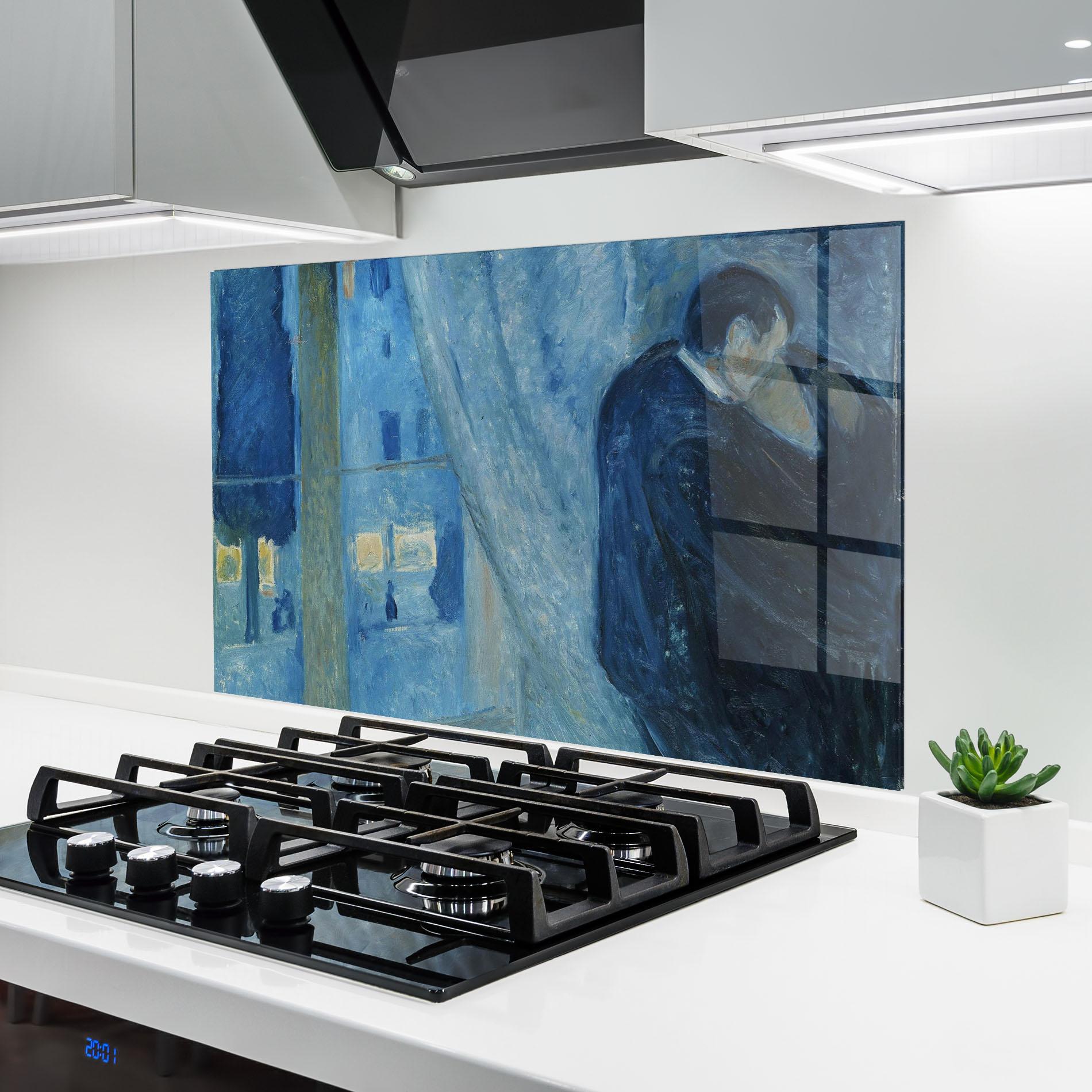 Küchenrückwand Glas Kiss By The Window mockup 6