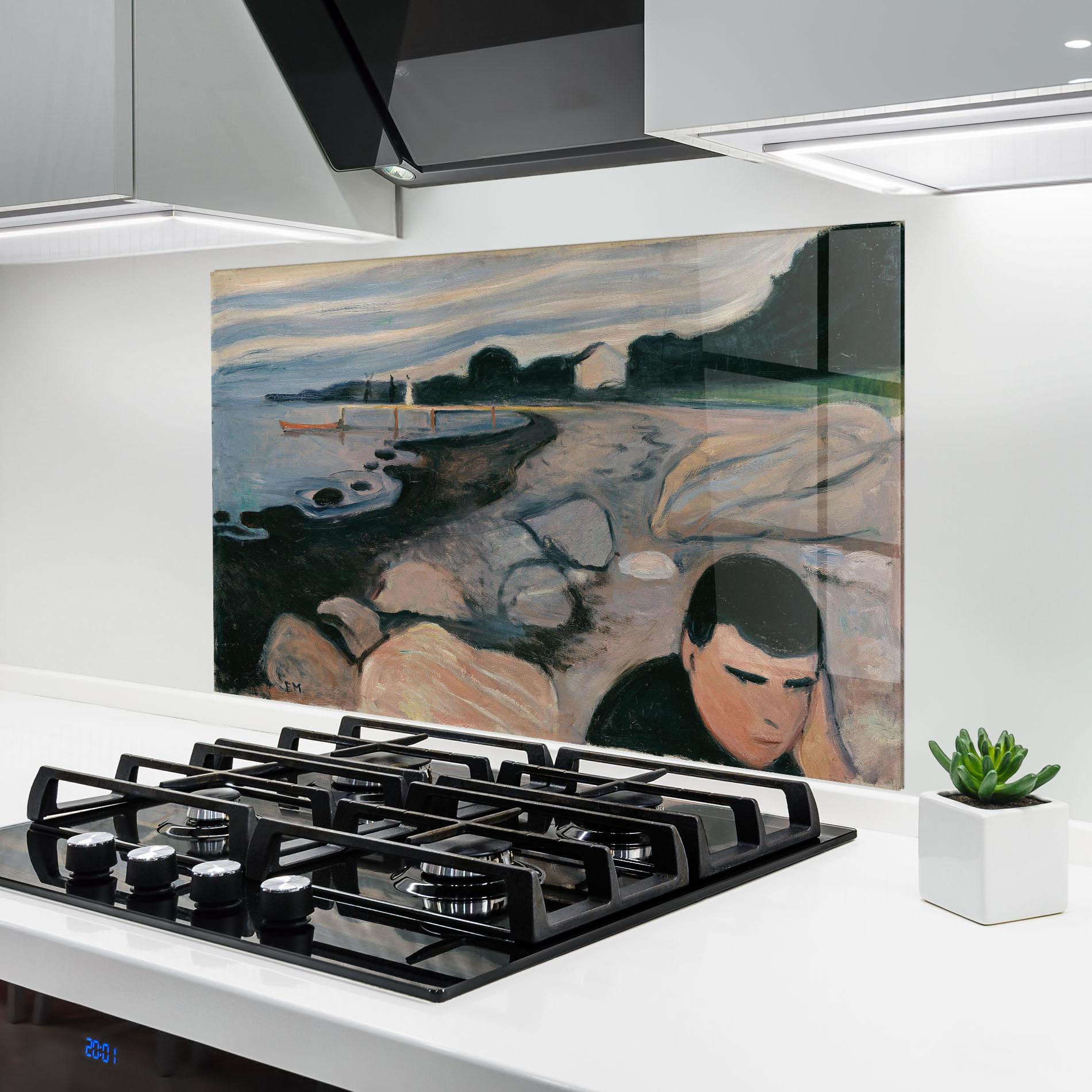 Küchenrückwand Glas Melankoli mockup 6