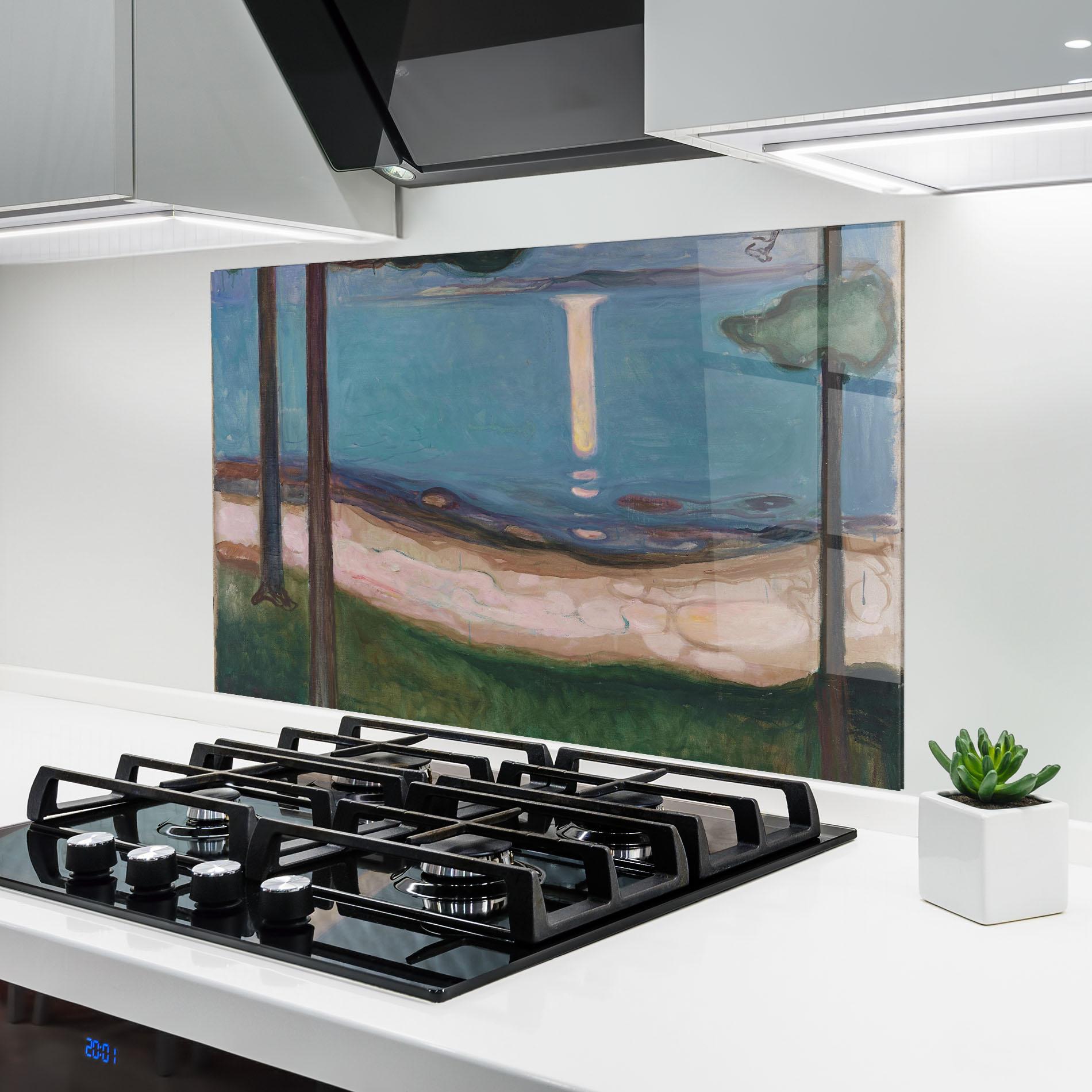 Küchenrückwand Glas Moonlight mockup 6