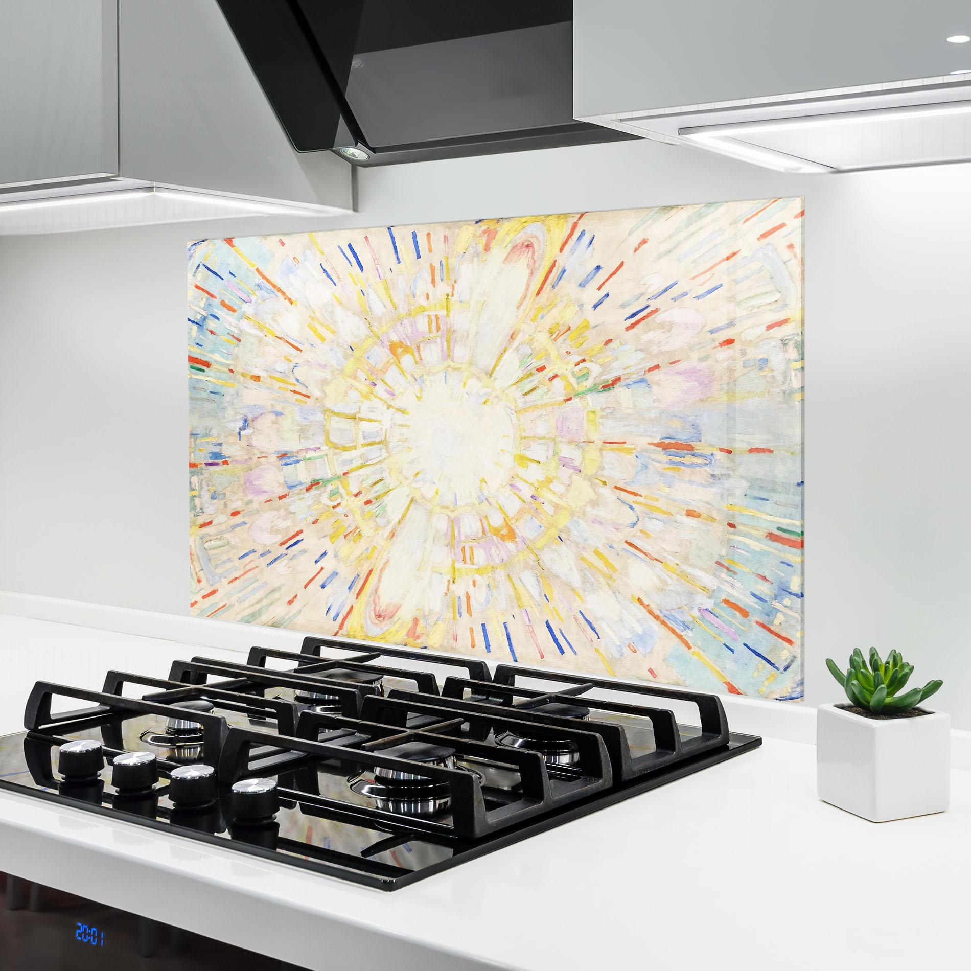 Küchenrückwand Glas Solenintro mockup 6