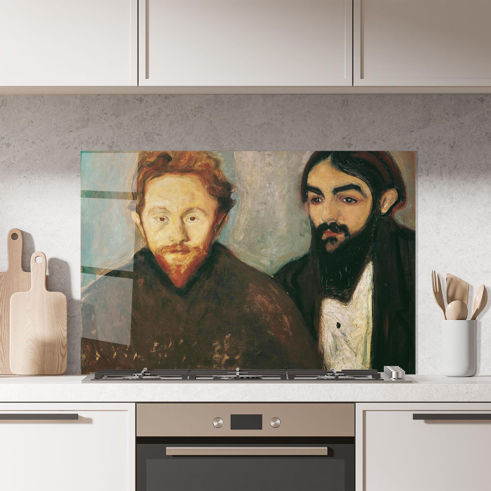 Küchenrückwand Glas Der Maler mockup 7