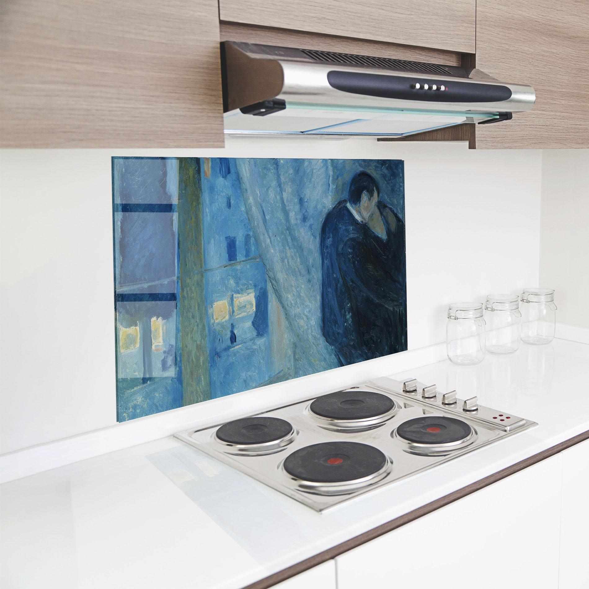 Küchenrückwand Glas Kiss By The Window mockup 8