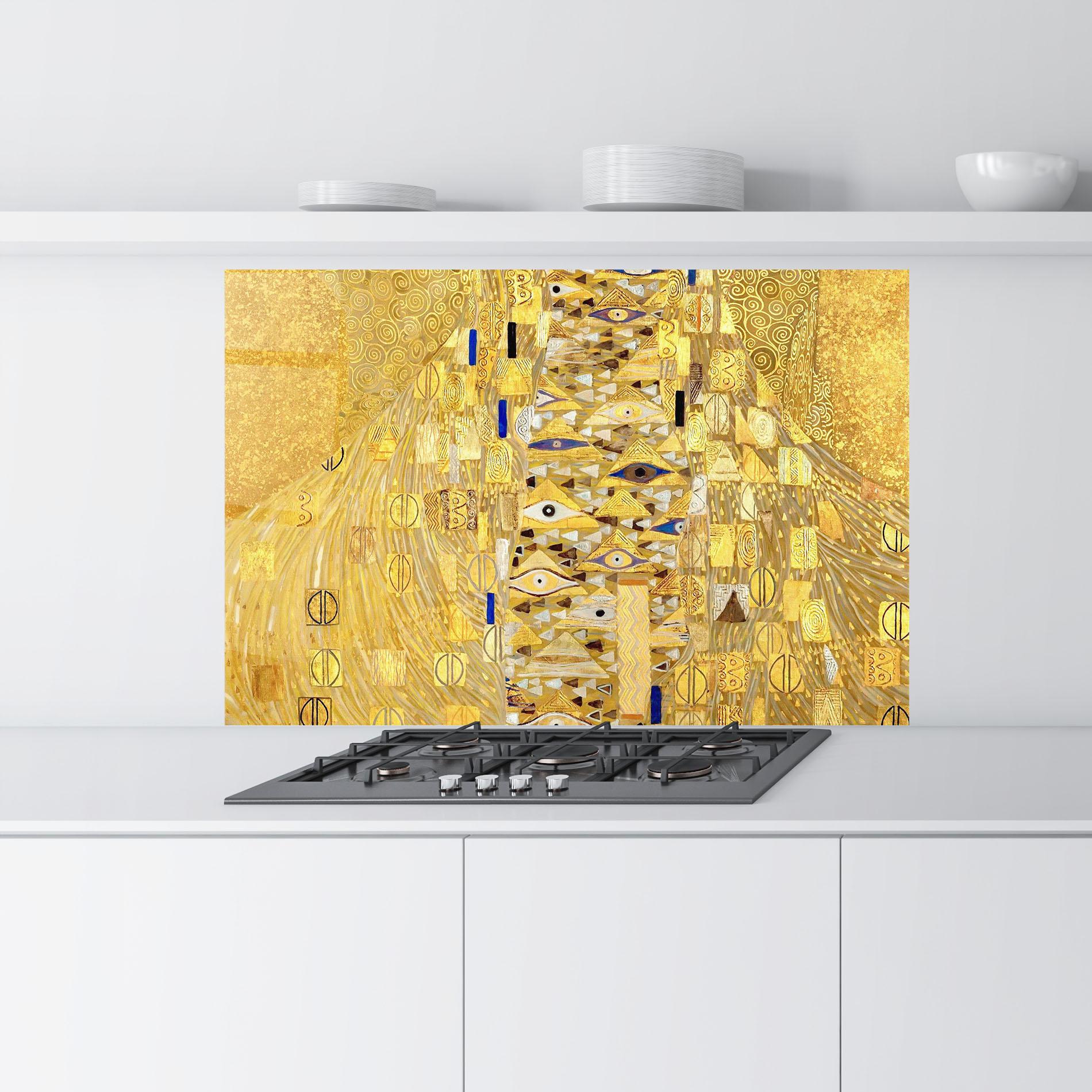 Küchenrückwand Glas Adele Bloch Bauer mockup 9