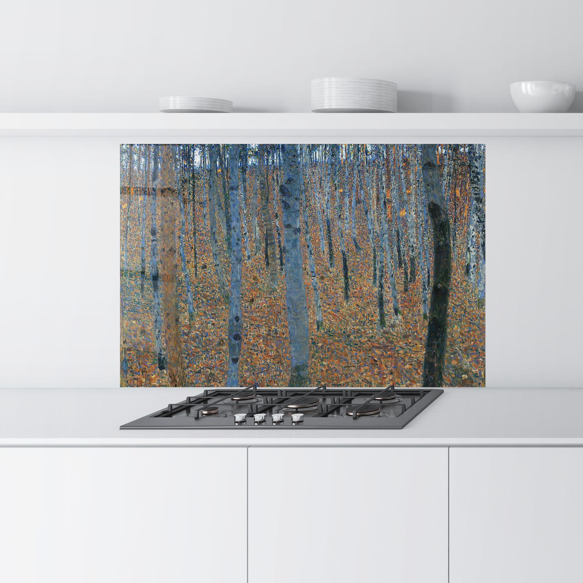 Küchenrückwand Glas Beech Grove mockup 9