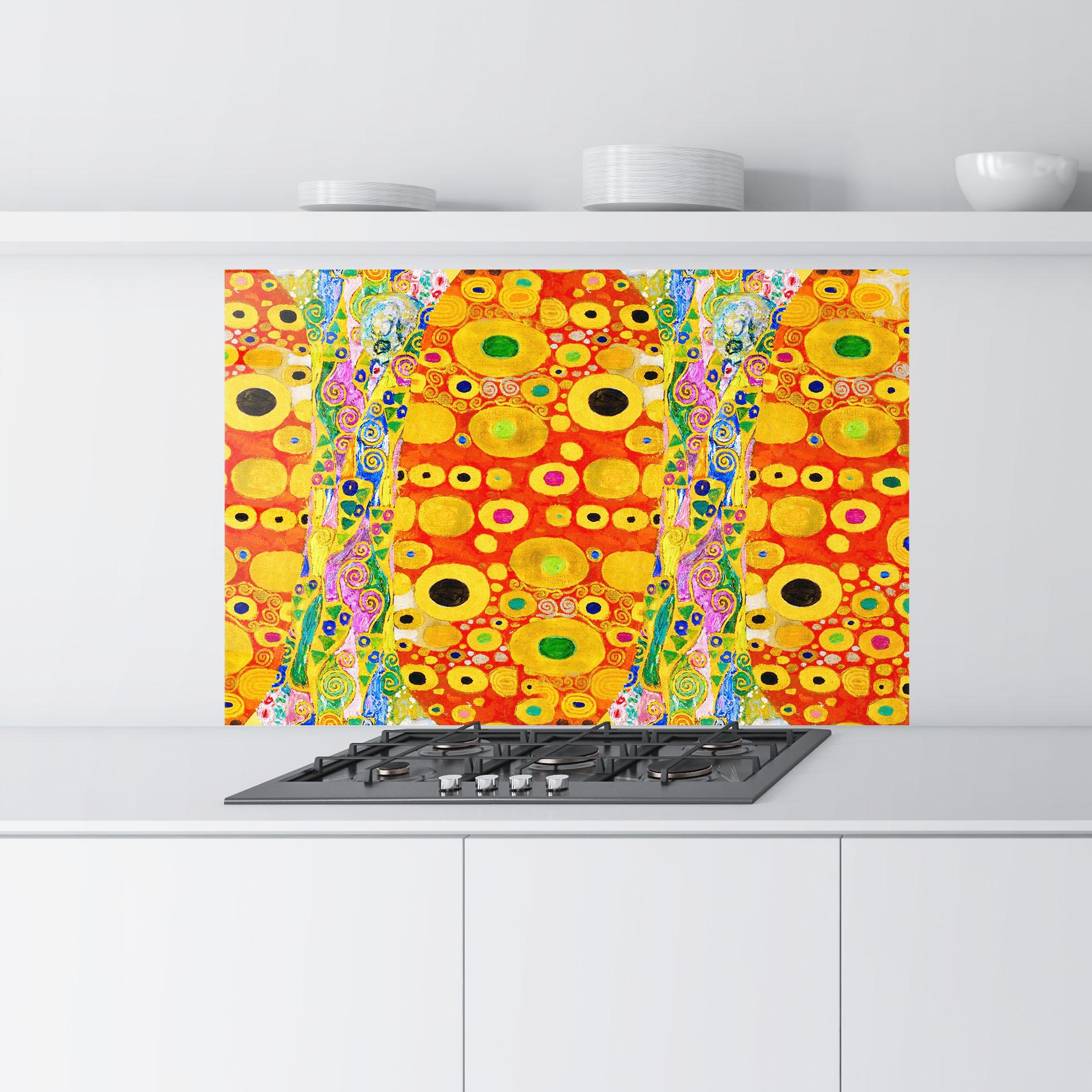 Küchenrückwand Glas Hope Ii Patterned mockup 9