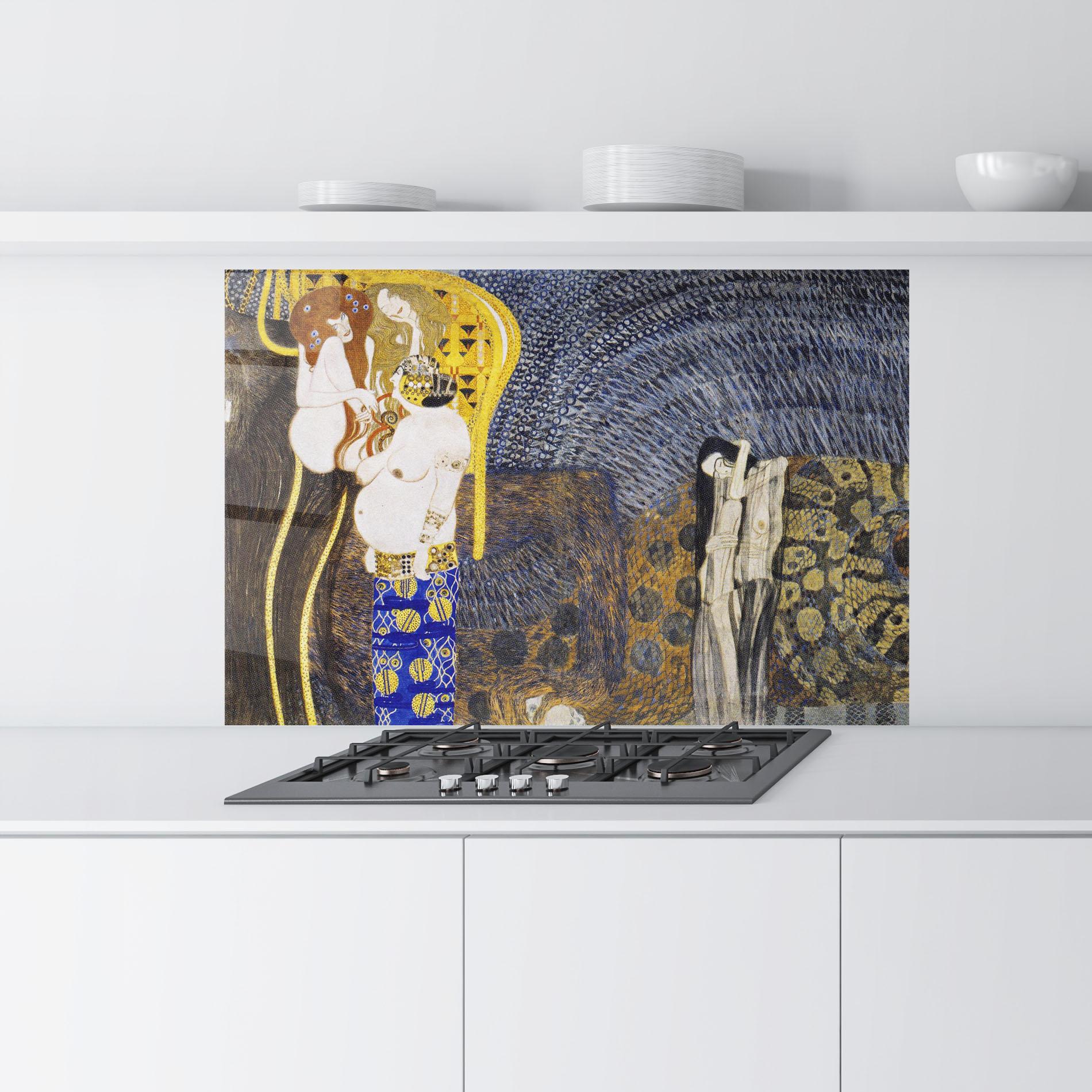 Küchenrückwand Glas The Hostile Powers mockup 9