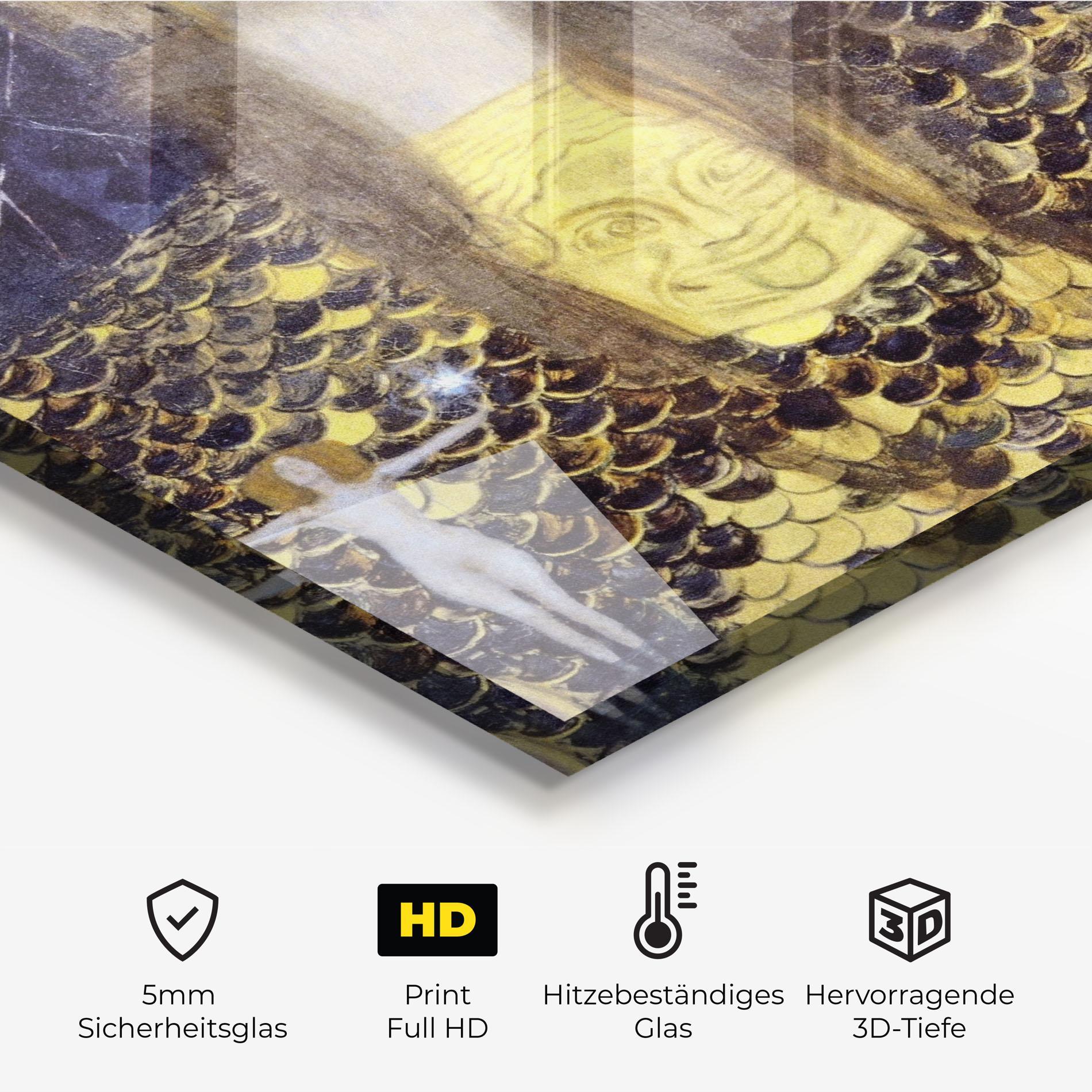 Küchenrückwand Glas Pallas Athena mockup 2