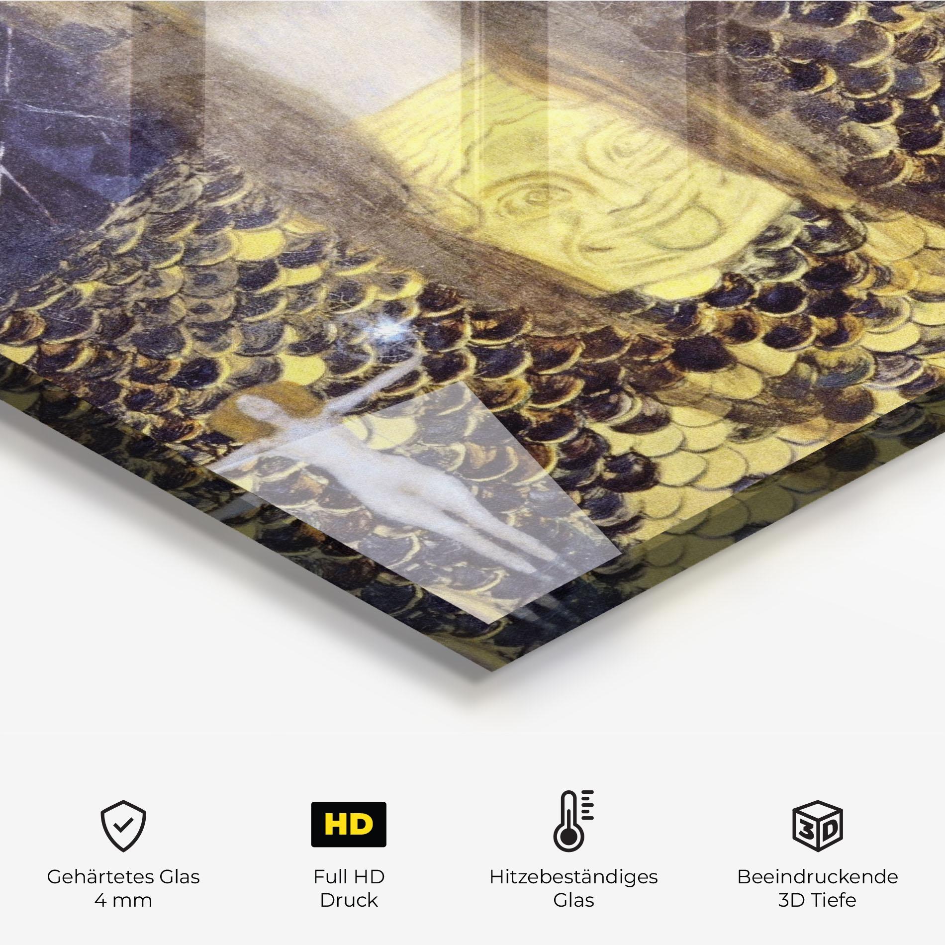 Küchenrückwand Glas Pallas Athena mockup 2