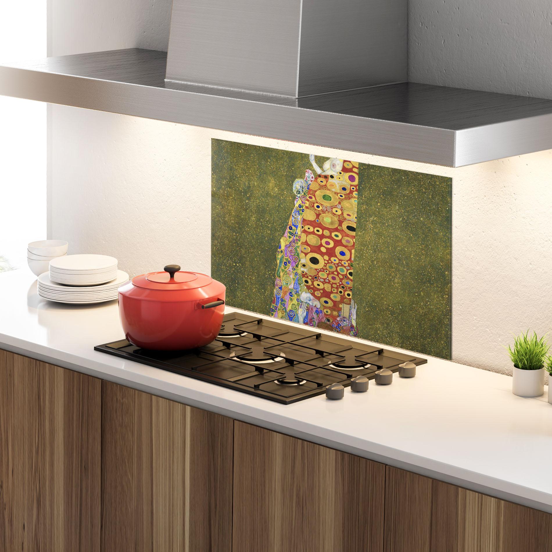 Küchenrückwand Glas Hope Ii mockup 4