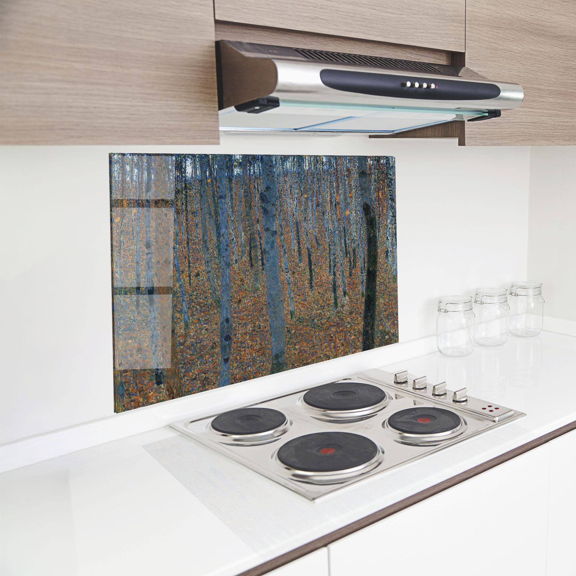 Küchenrückwand Glas Beech Grove mockup 8
