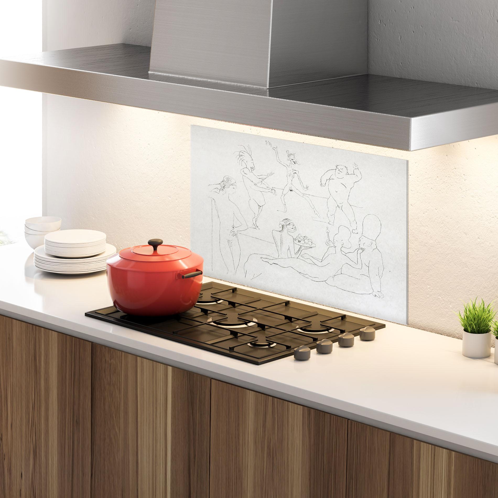 Küchenrückwand Glas Salome mockup 4