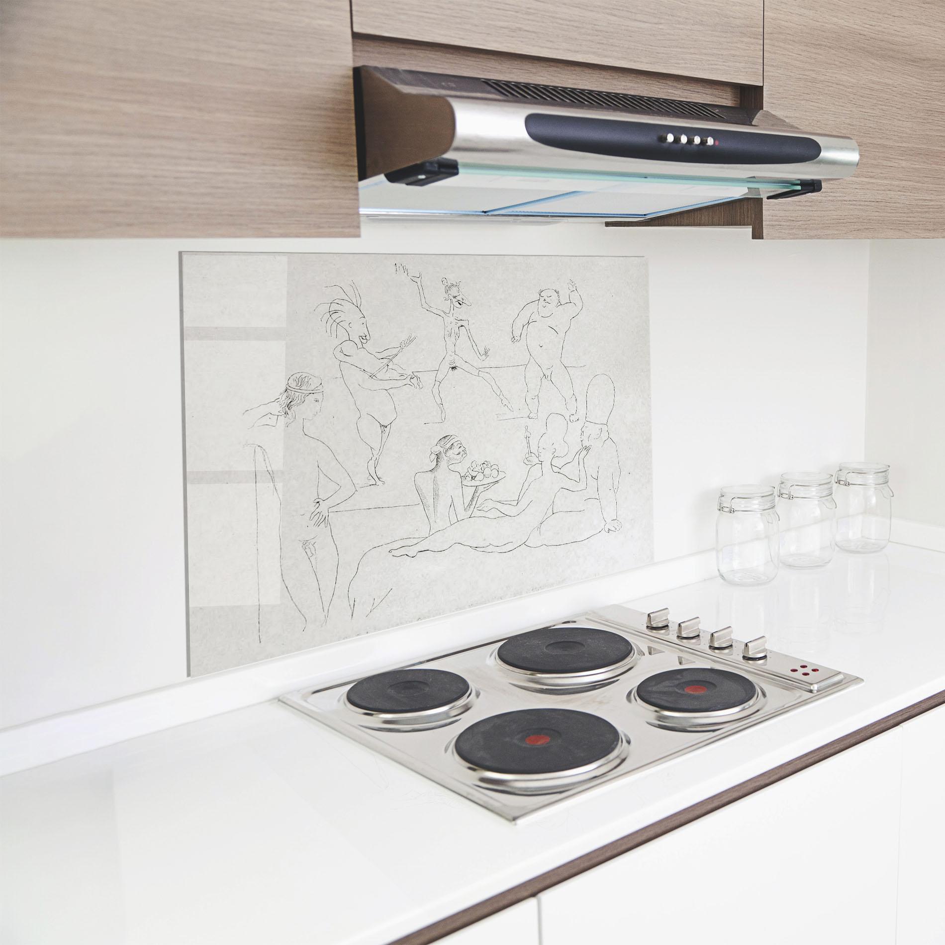 Küchenrückwand Glas Salome mockup 8